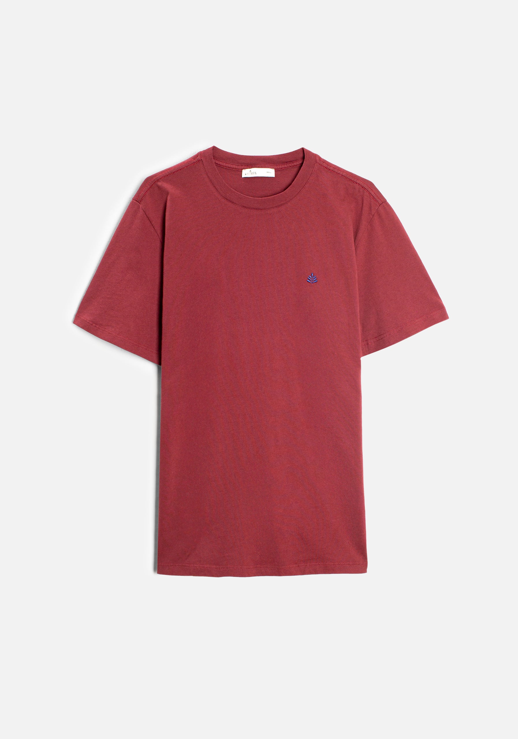 Camiseta Vino Tinto L-Azul