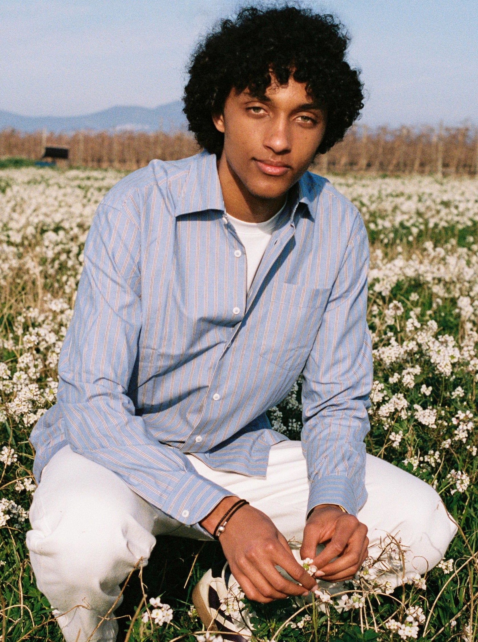 Camisa H CI Jamaica Rayas Grd Azul Medio