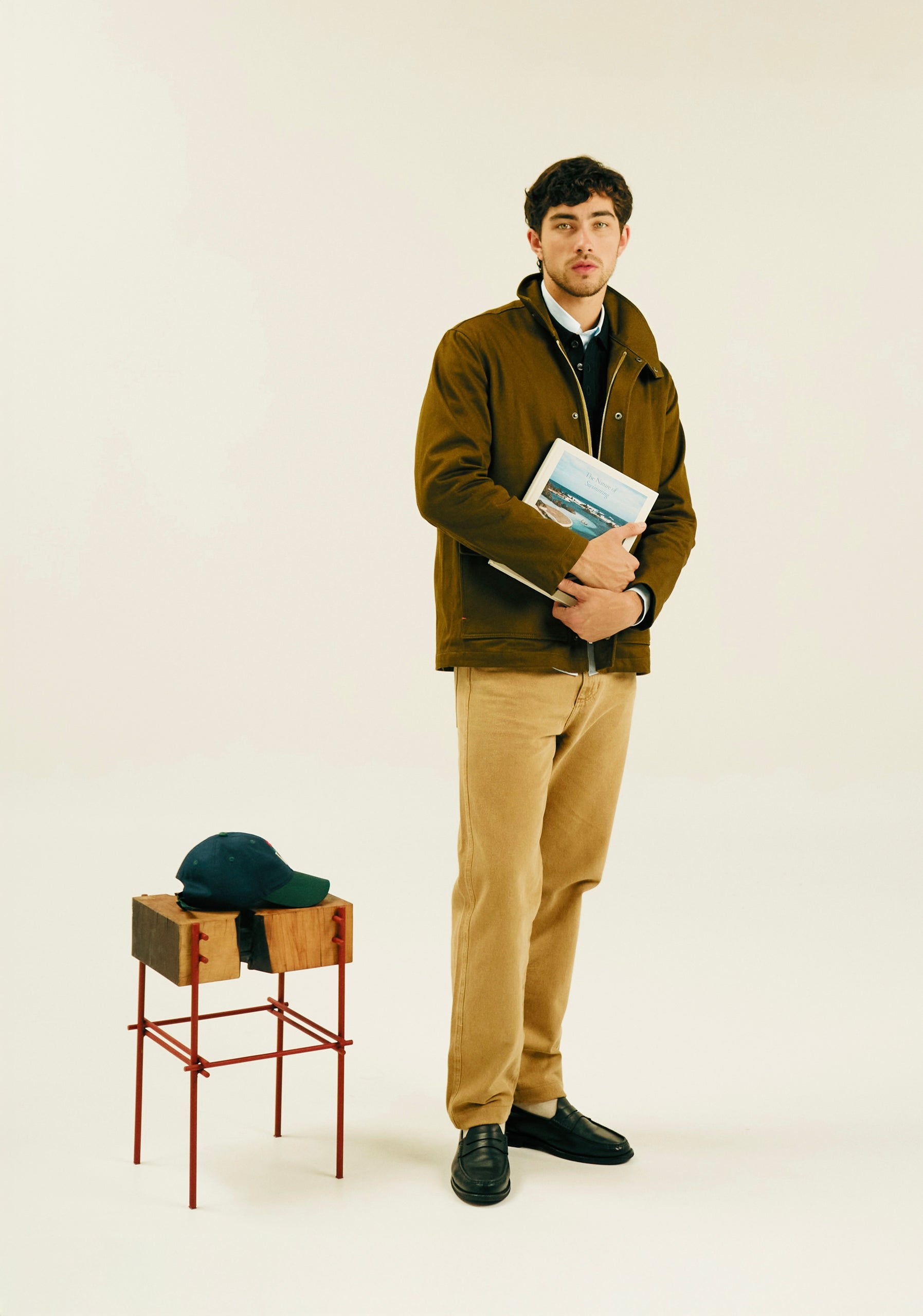 Chaqueta H Milos Algodón Unicolor Verde Medio