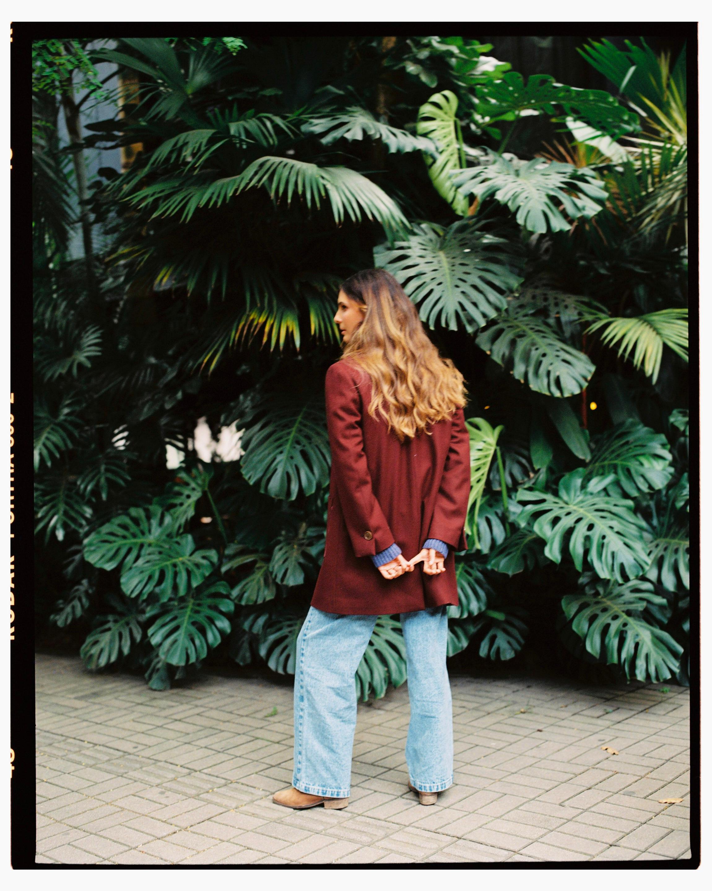 Abrigo M Varenna Unicolor Lana Vinotinto