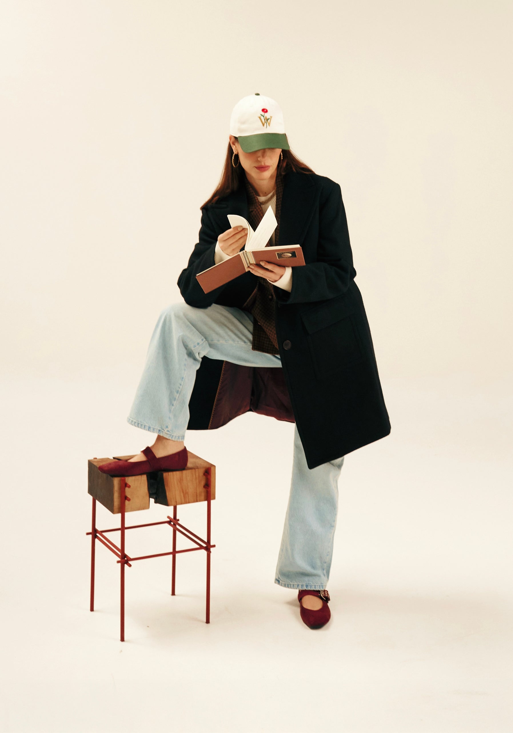 Abrigo M Genova Unicolor Lana Negro