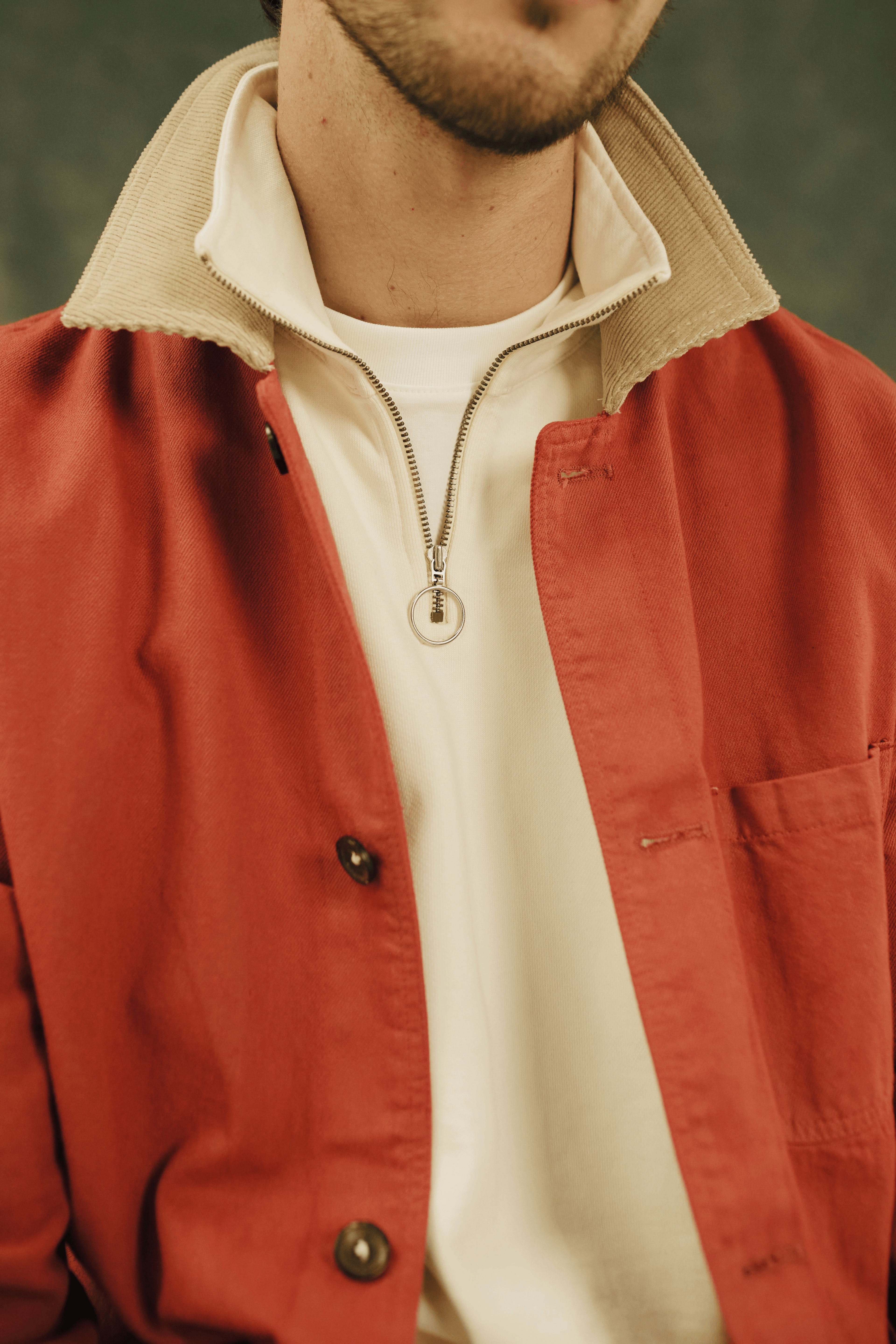 Chaqueta U Boston Tinturada Ladrillo