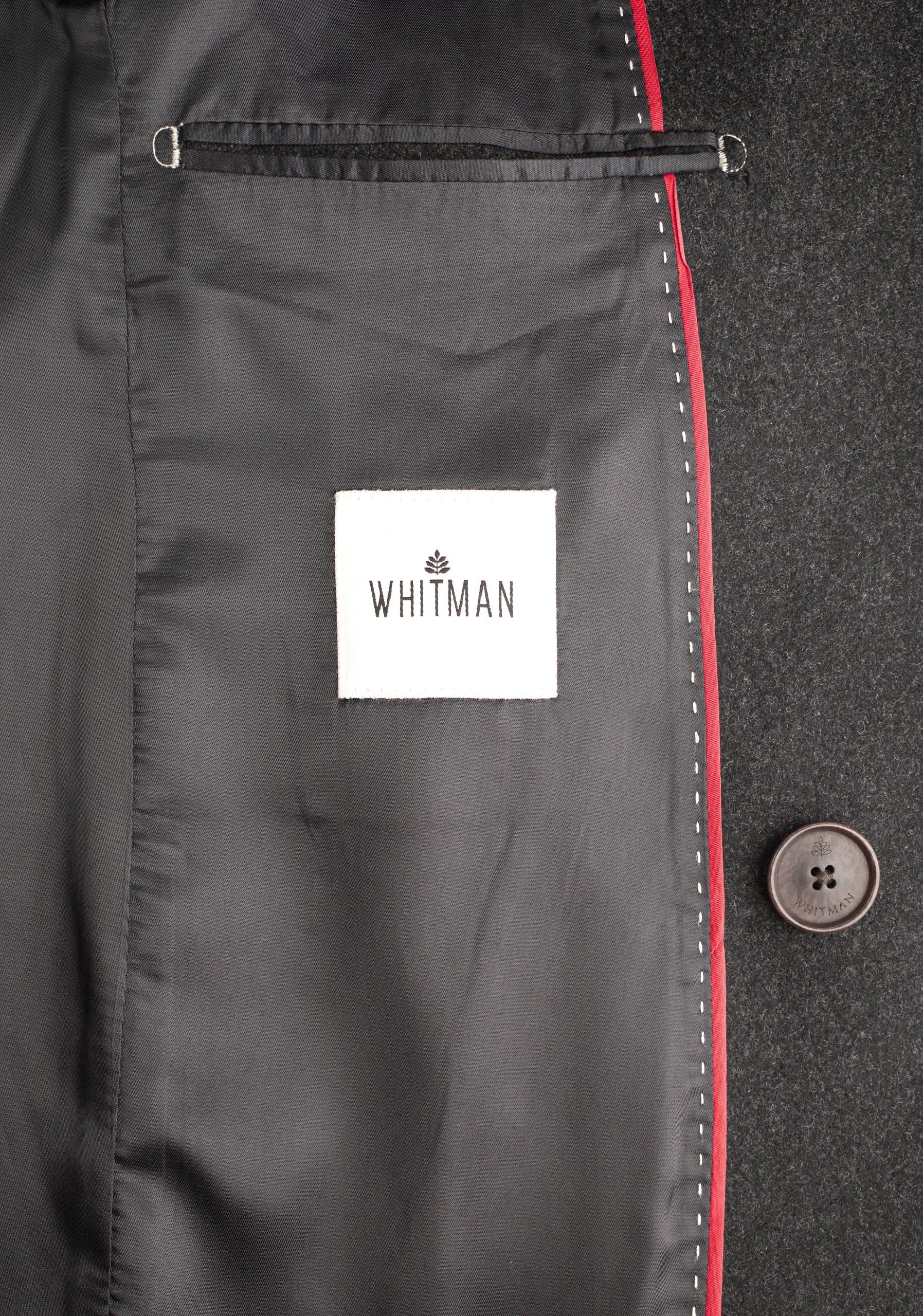 Abrigo H Amarante Gris Osc Jaspe