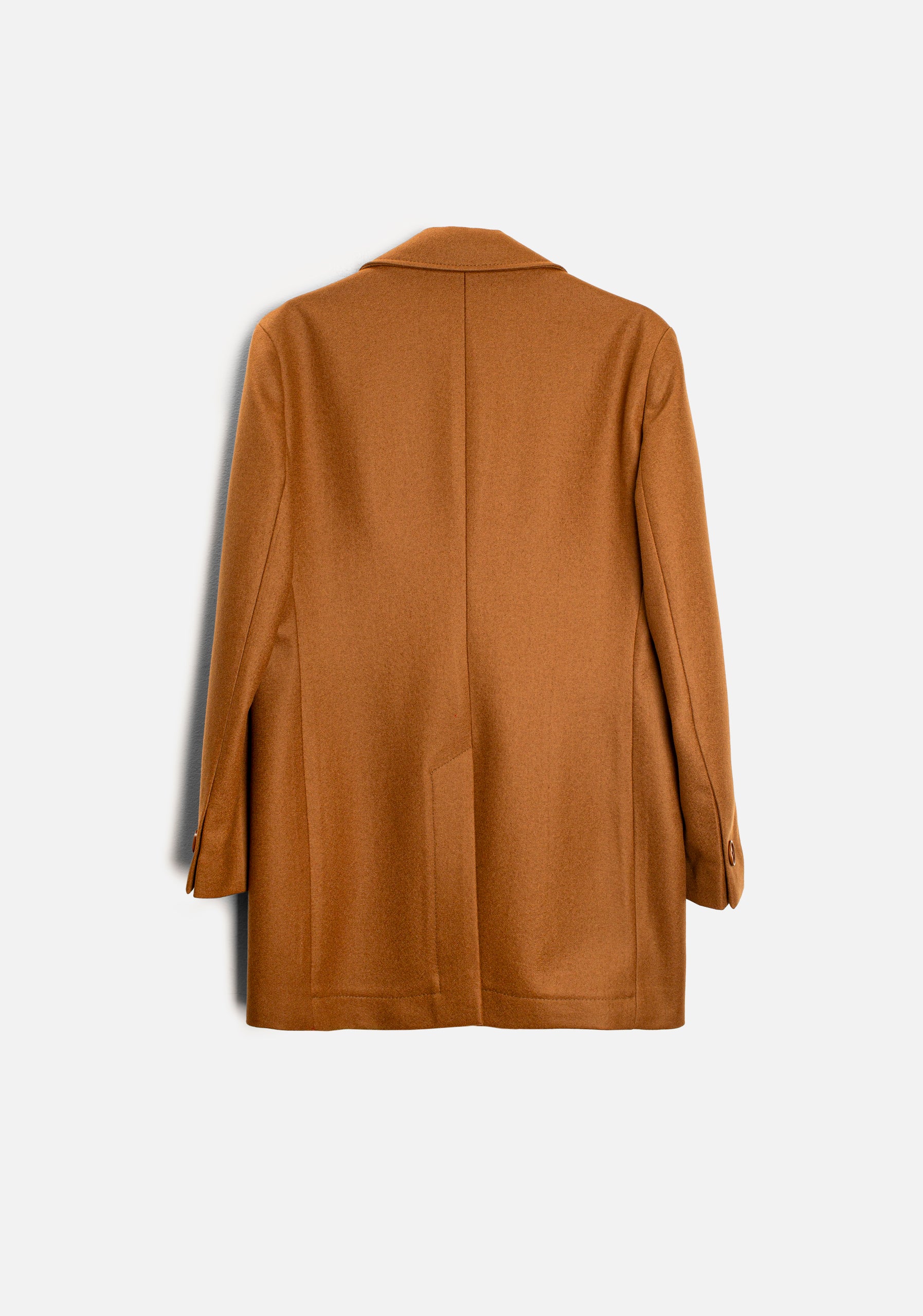 Abrigo H Nuevo Clasico Largo Camel