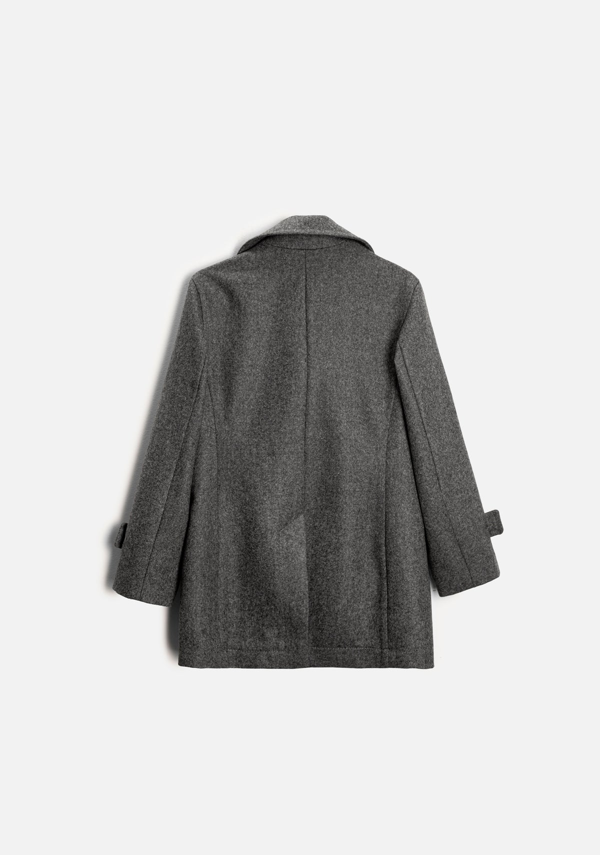 Abrigo M Madeleine Lana Gris Med