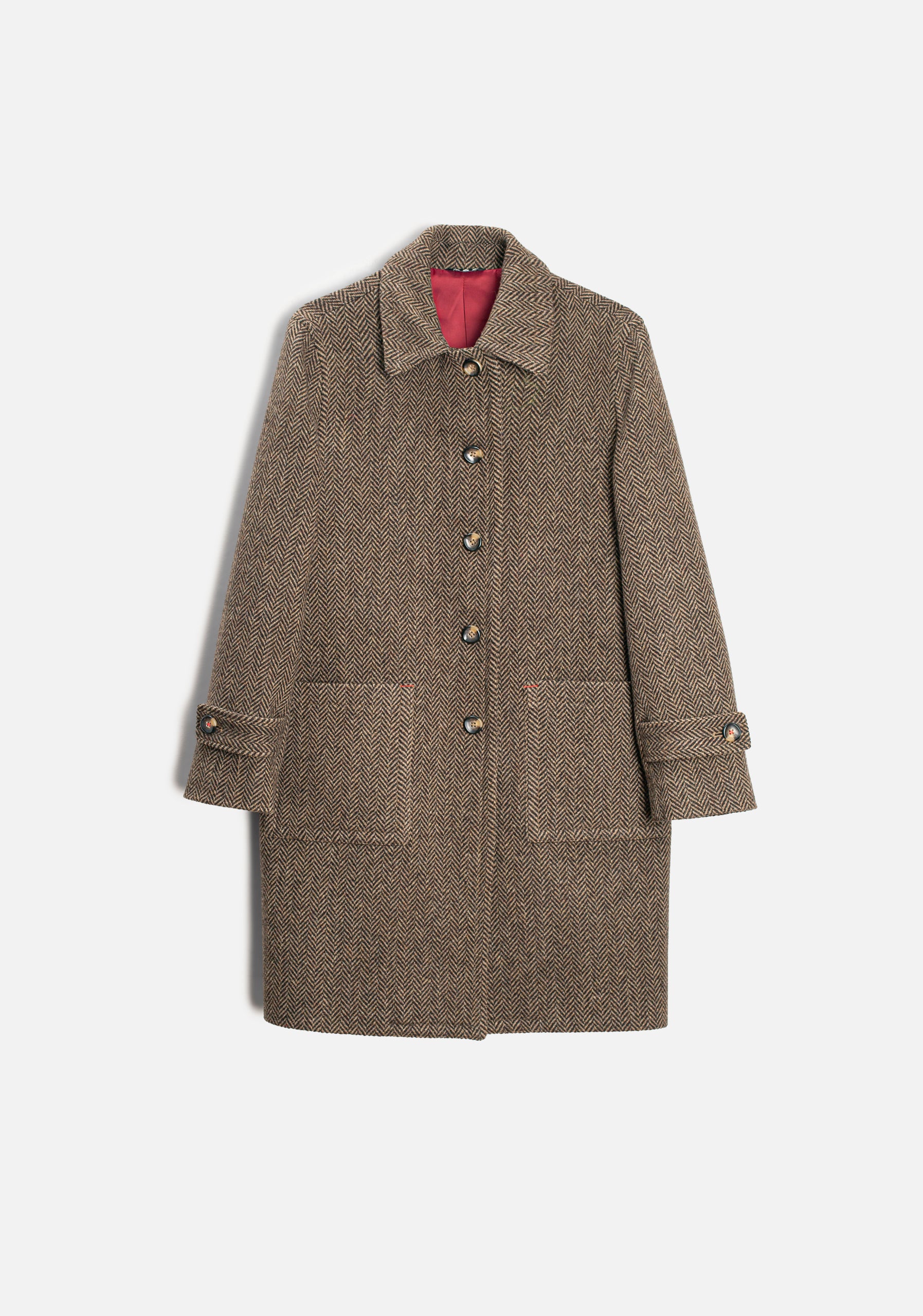 Abrigo M Simonne Café - Beige