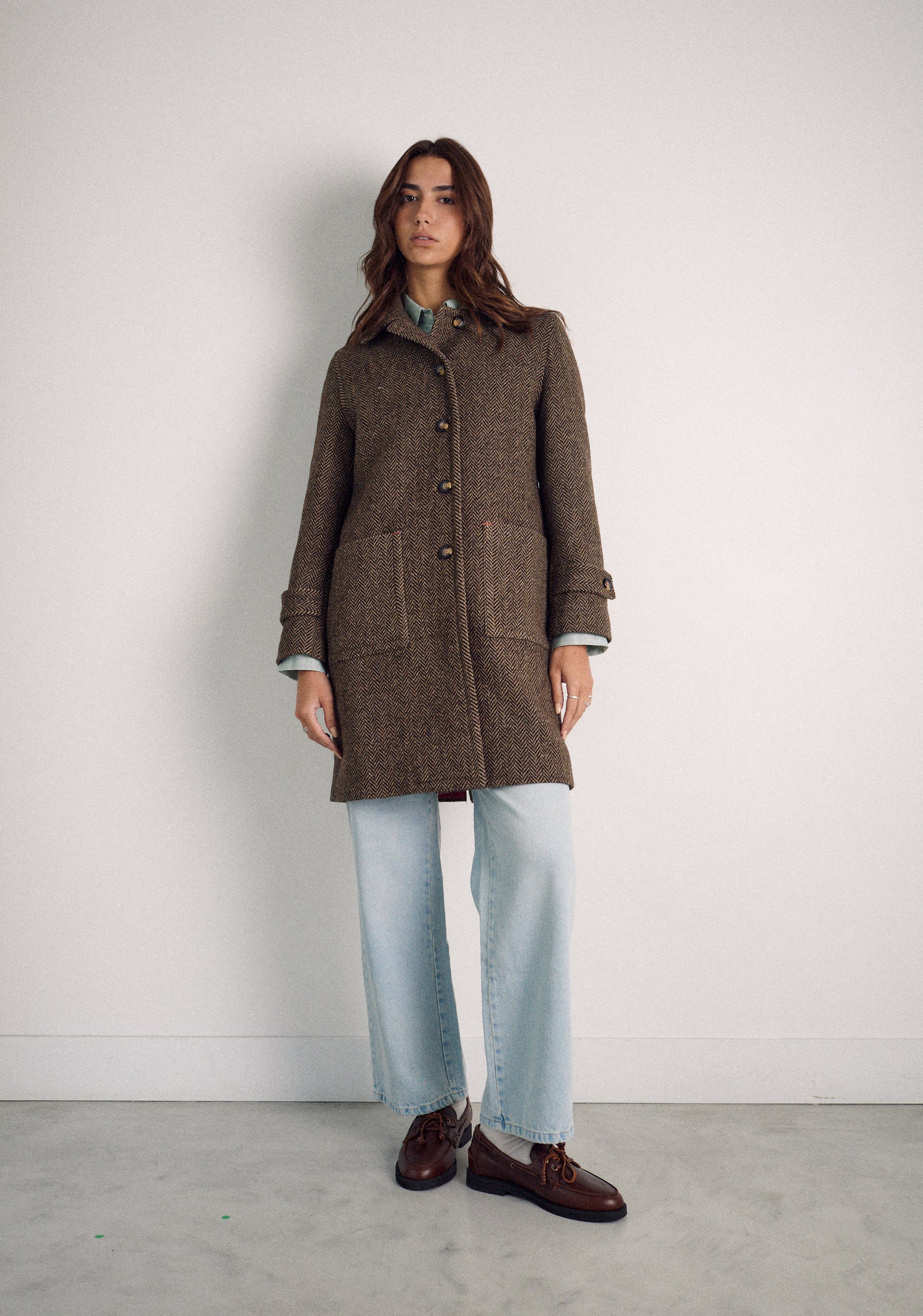 Abrigo M Simonne Café - Beige