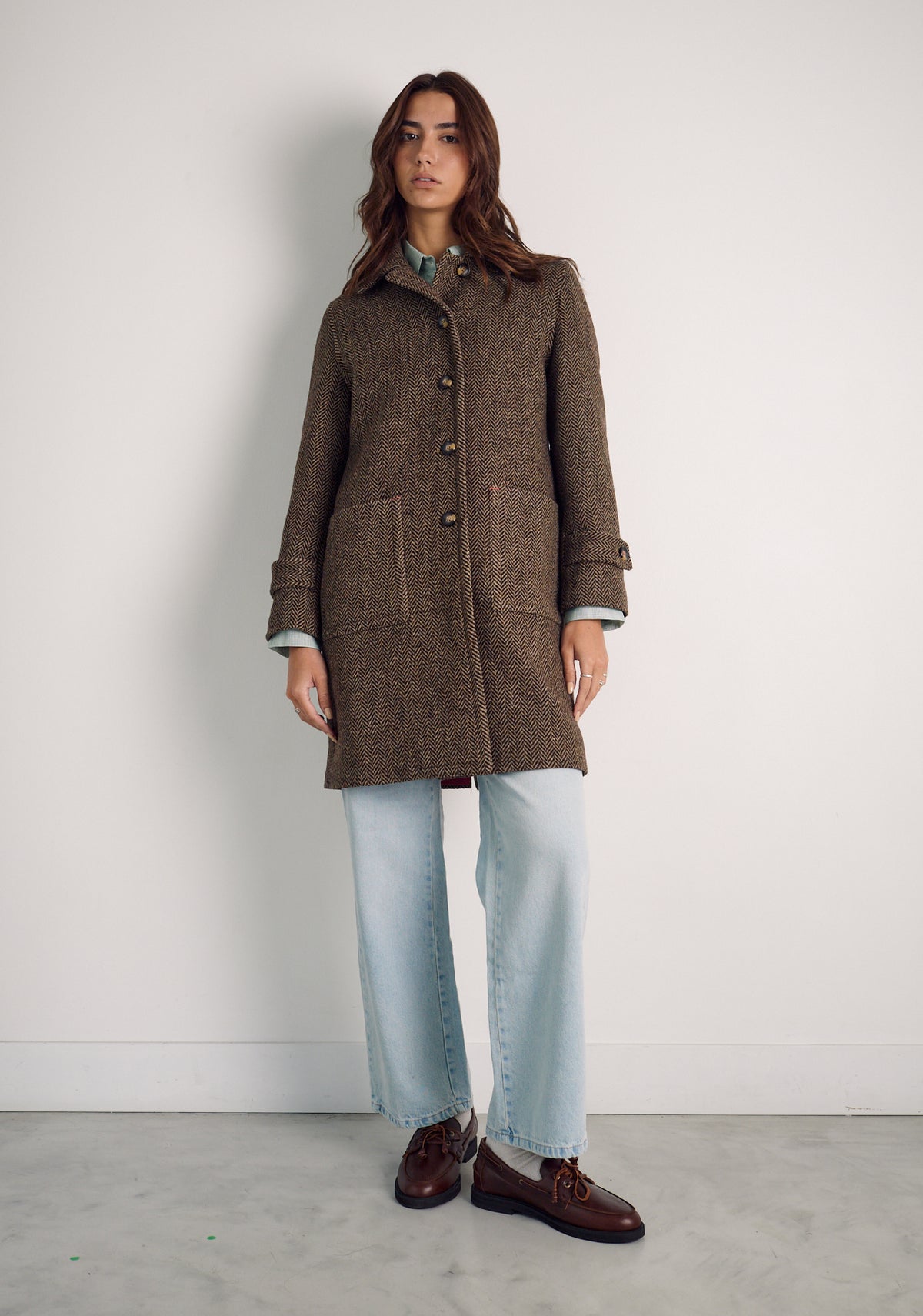 Abrigo M Simonne Café - Beige