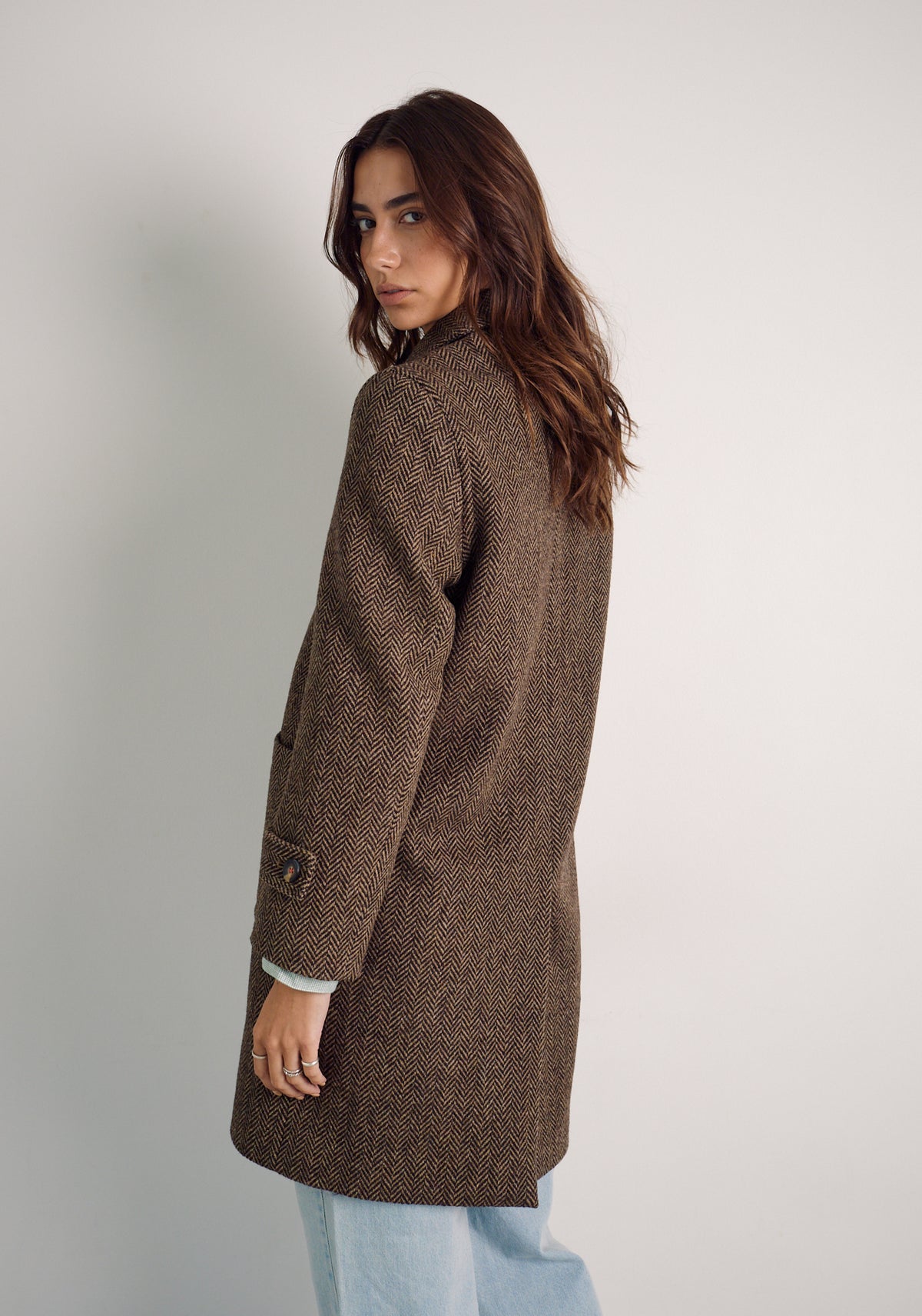 Abrigo M Simonne Café - Beige