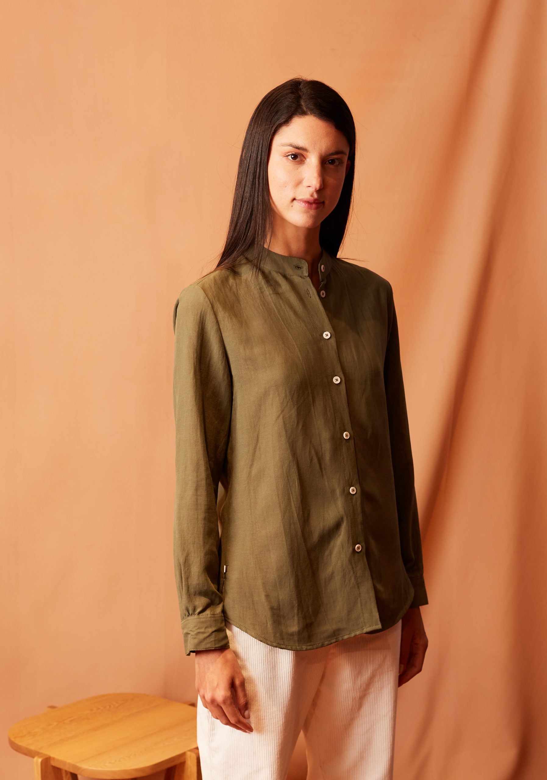 Blusa Cuello Nerú Verde