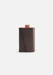 Billetera Frenchie-Whitman Café/Rojo