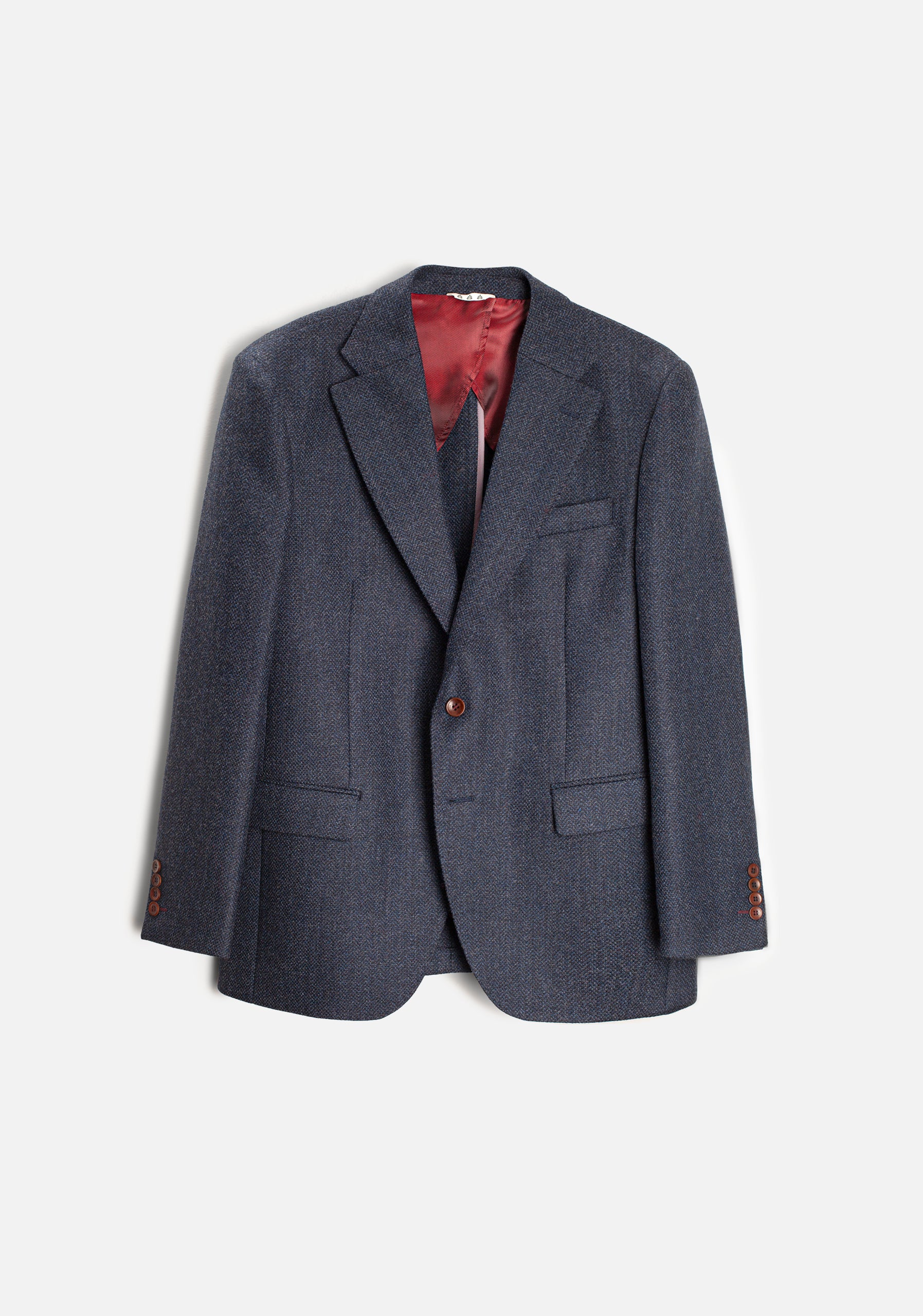 Blazer H Poet Bols Parche Azul Osc. Jaspe