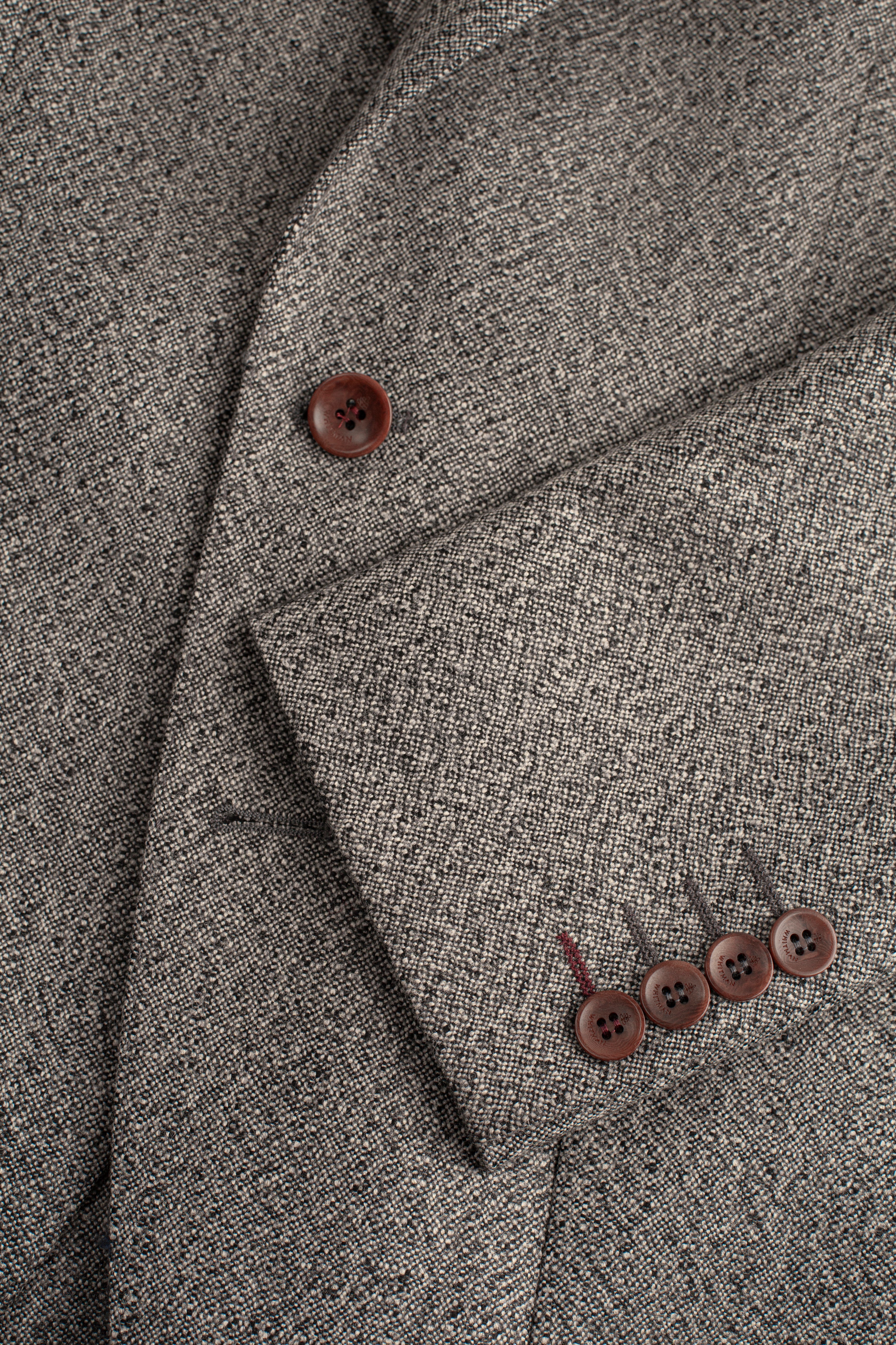 Blazer H Poet Bols. Parche Gris Med Textura