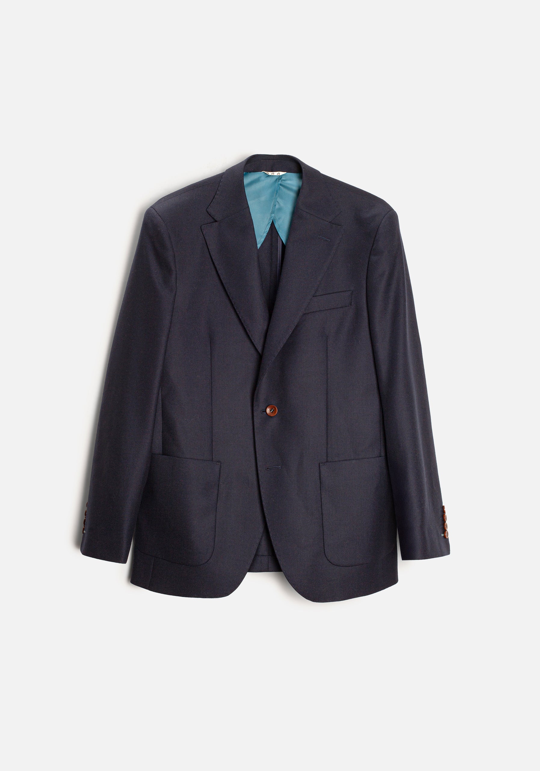Blazer H Poet Bols Parche Unicolor Azul Osc