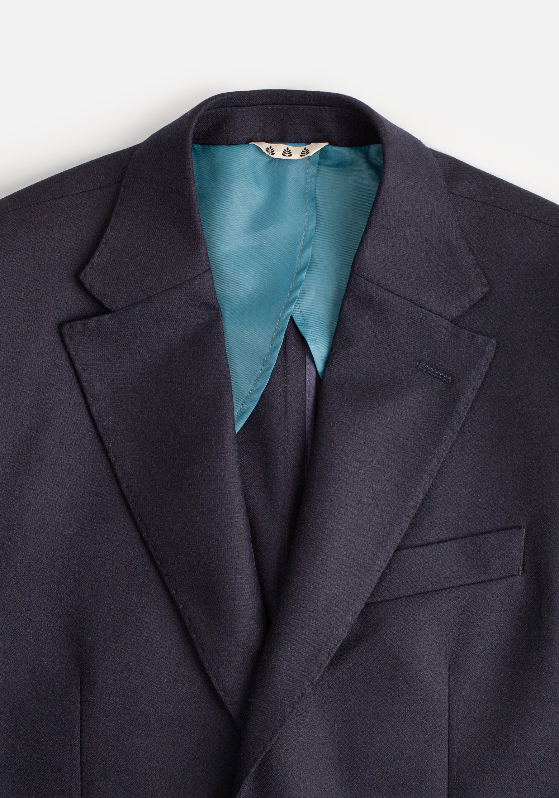 Blazer H Poet Bols Parche Unicolor Azul Osc