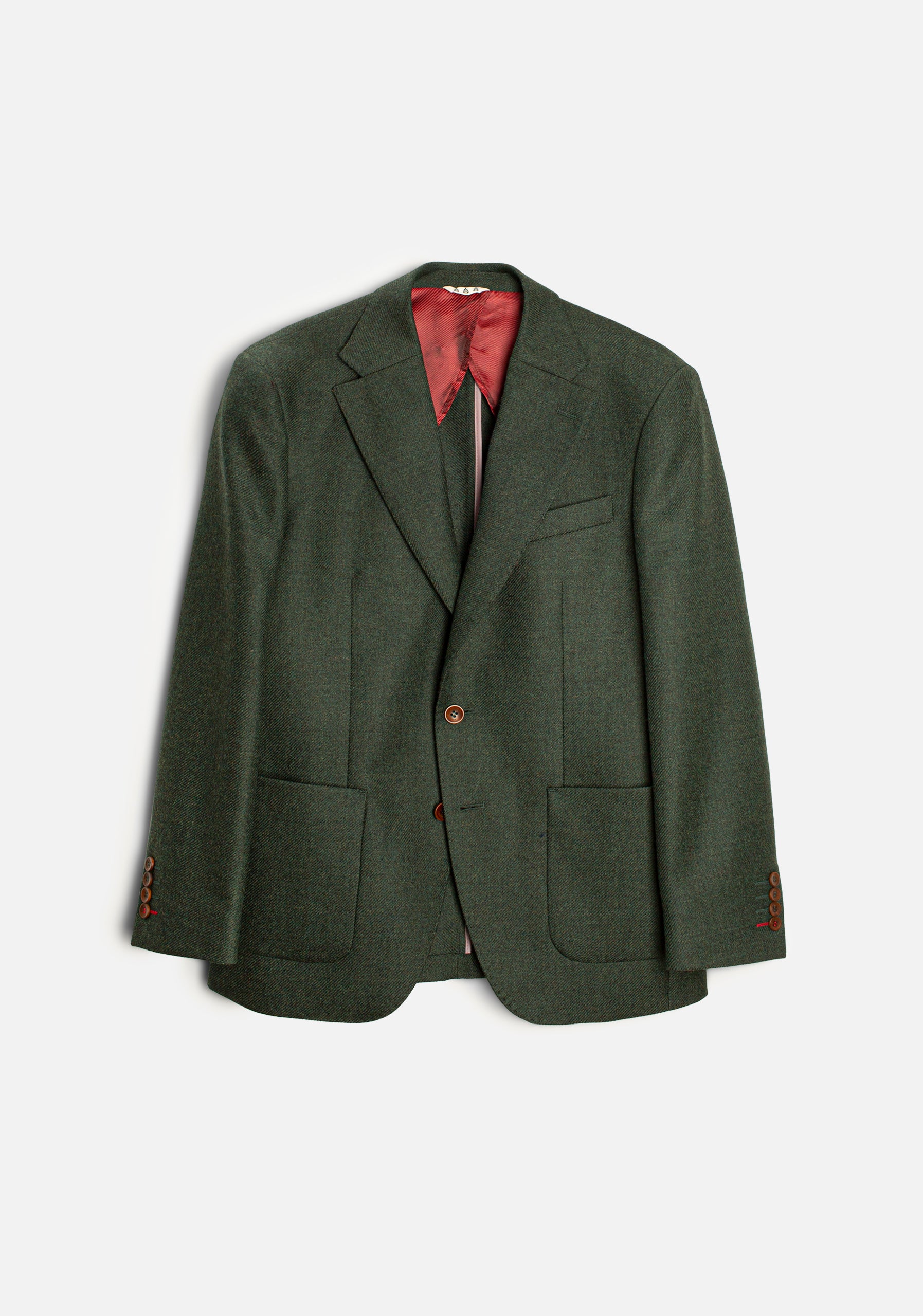 Blazer H Poet Bols. Parche Unicolor Verde Osc.