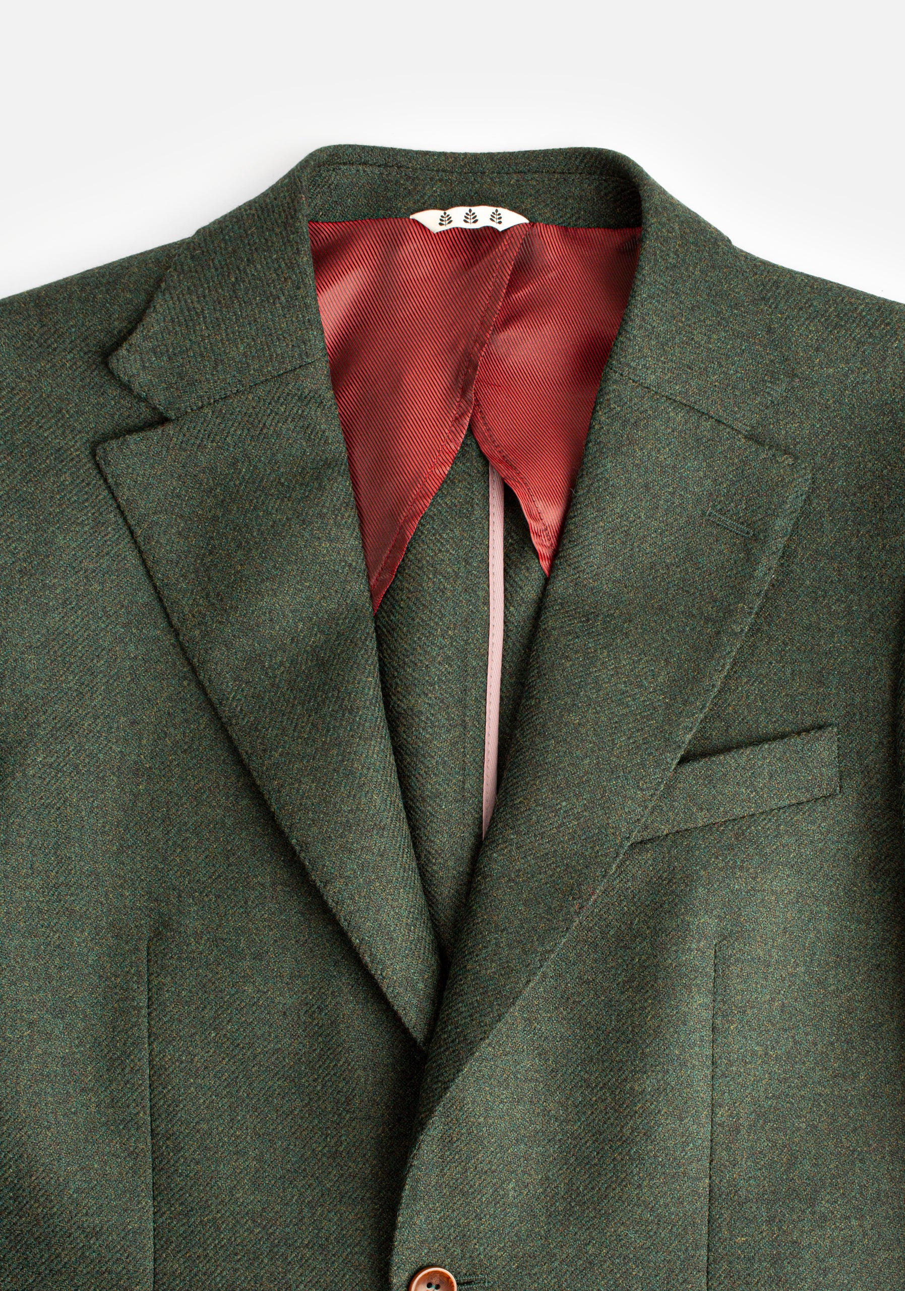 Blazer H Poet Bols. Parche Unicolor Verde Osc.