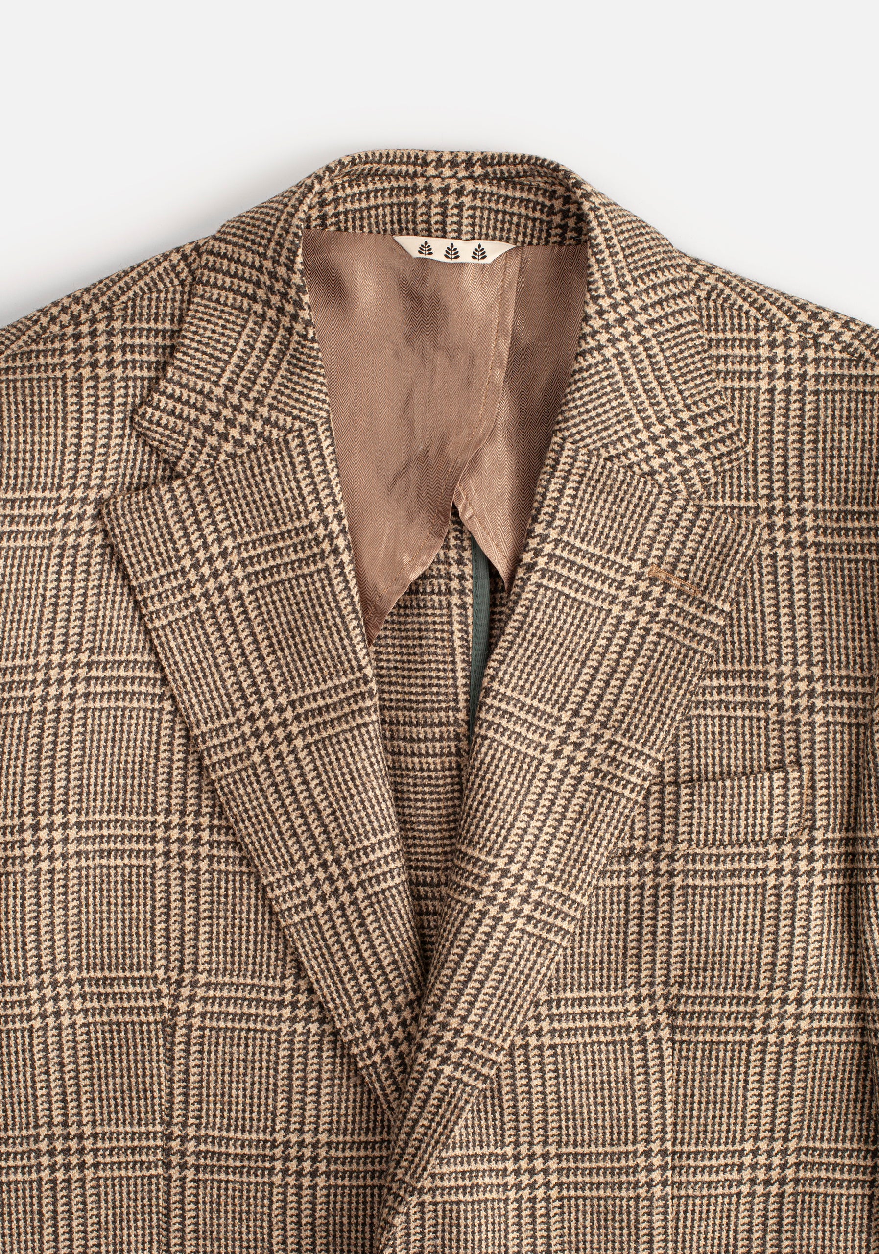 Blazer H Poet Cuadros Beige
