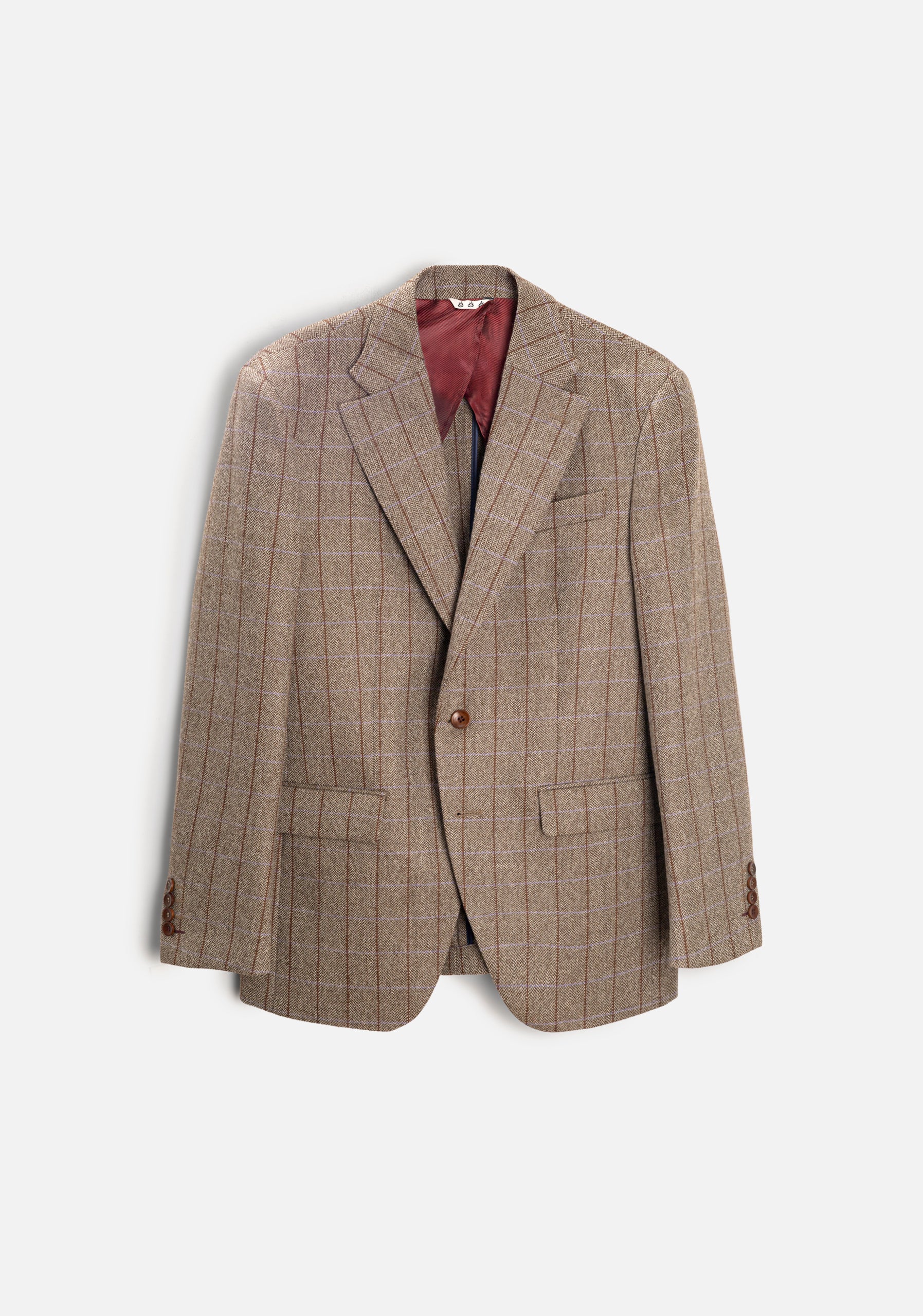 Blazer H Poet Espina Cuadros Café
