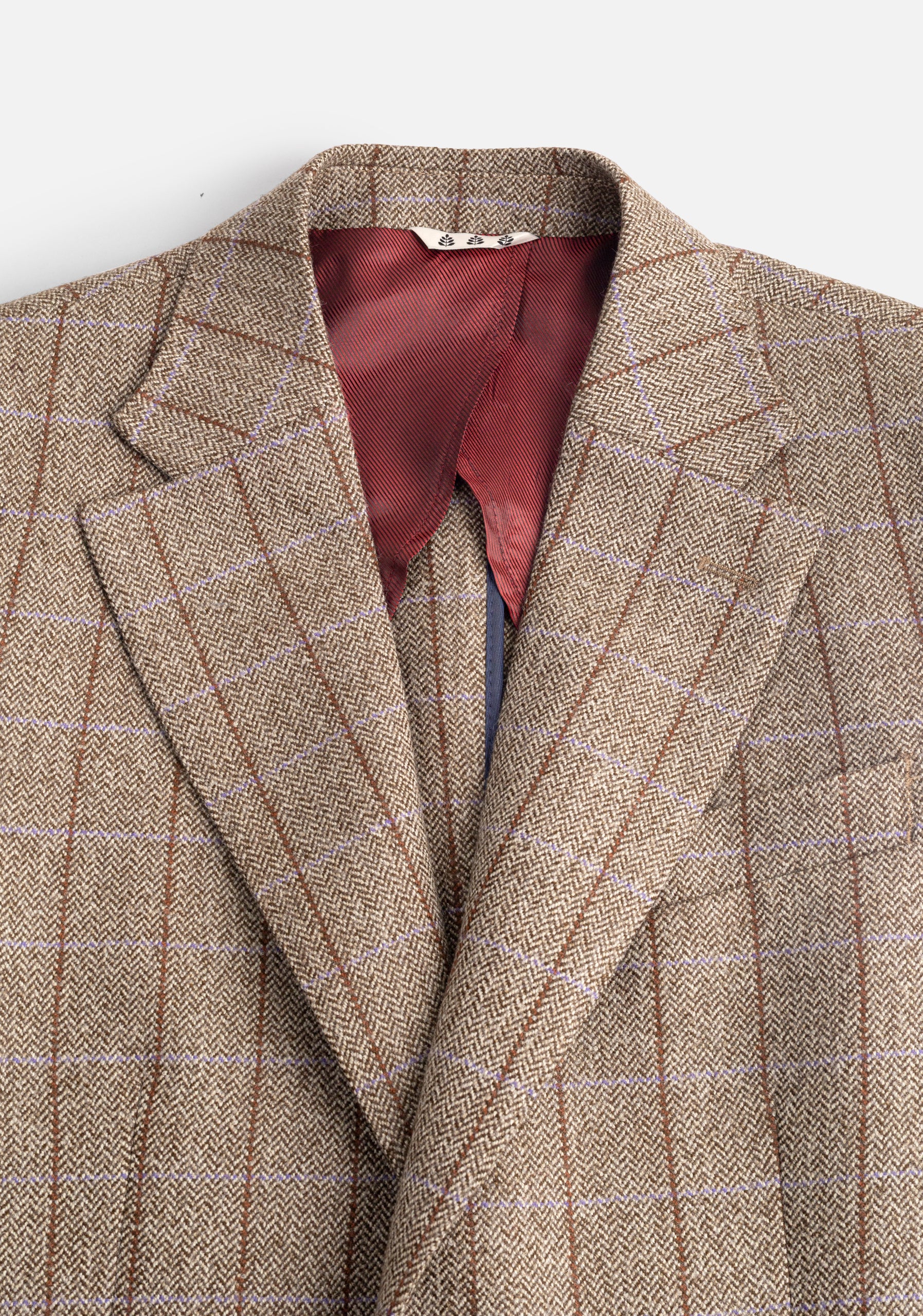 Blazer H Poet Espina Cuadros Café