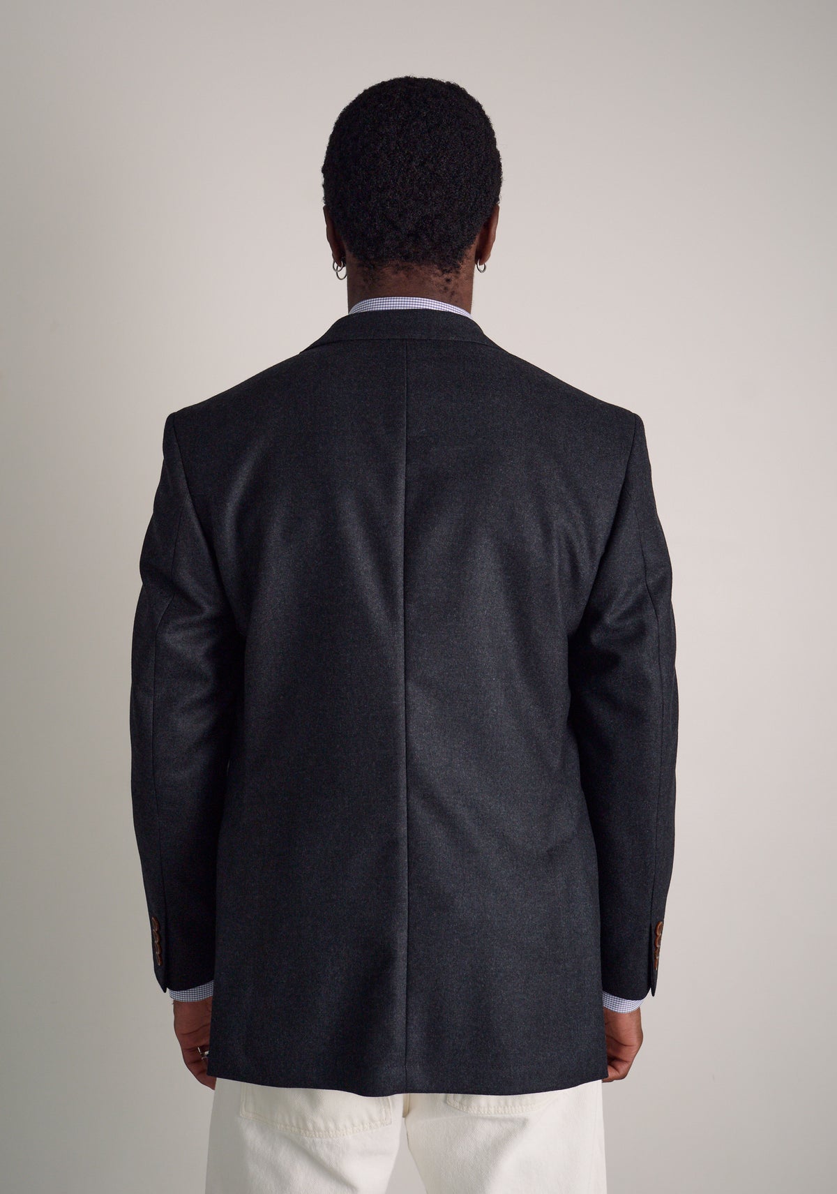 Blazer H Poet Lana Gris Medio Jaspe
