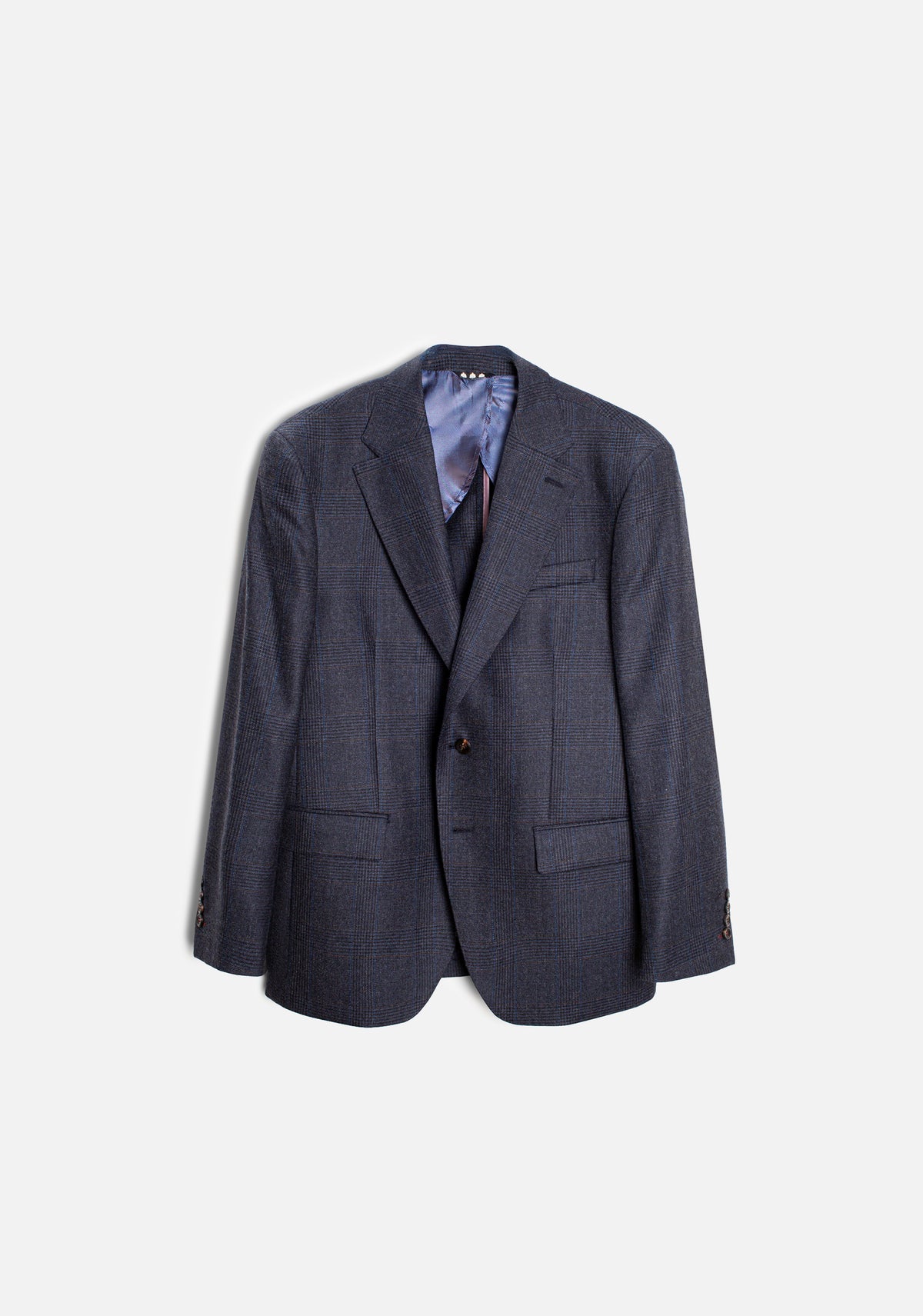 Blazer H Poet Lana Azul Osc Cors. Negro