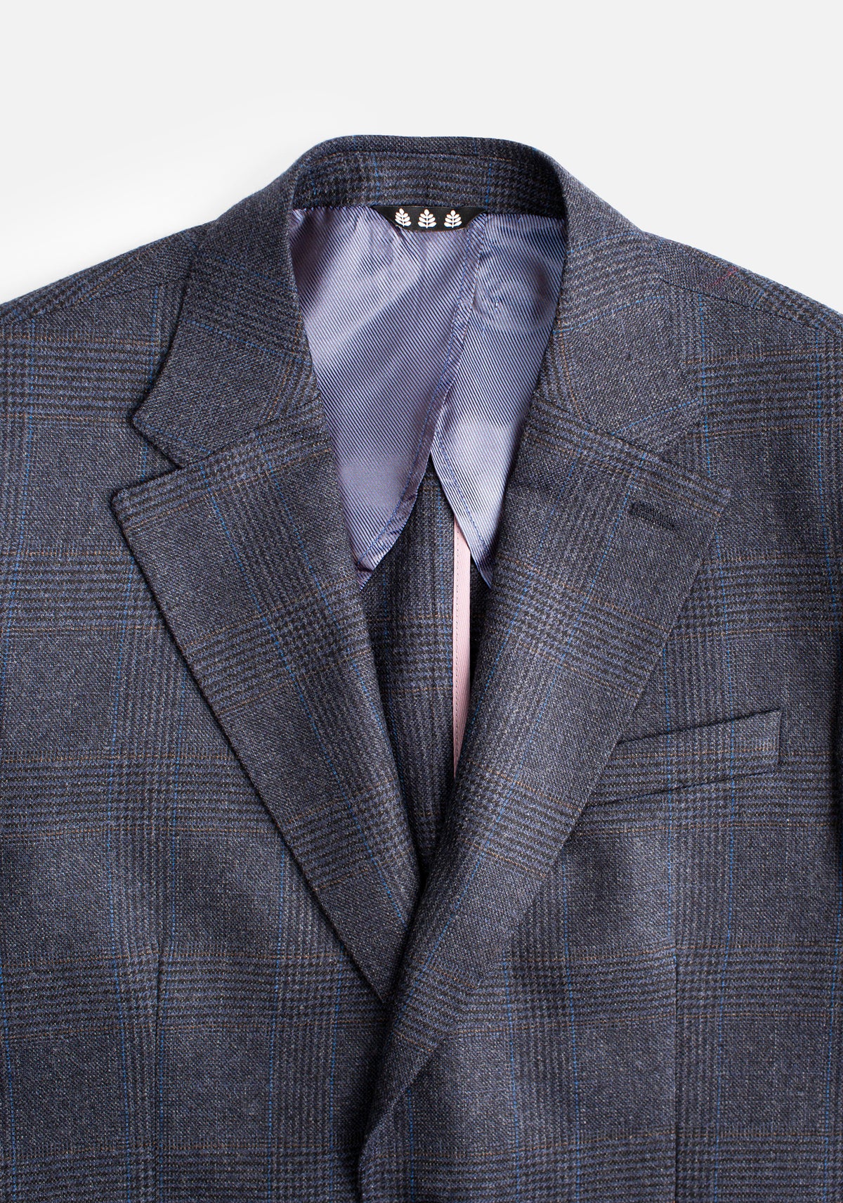 Blazer H Poet Lana Azul Osc Cors. Negro