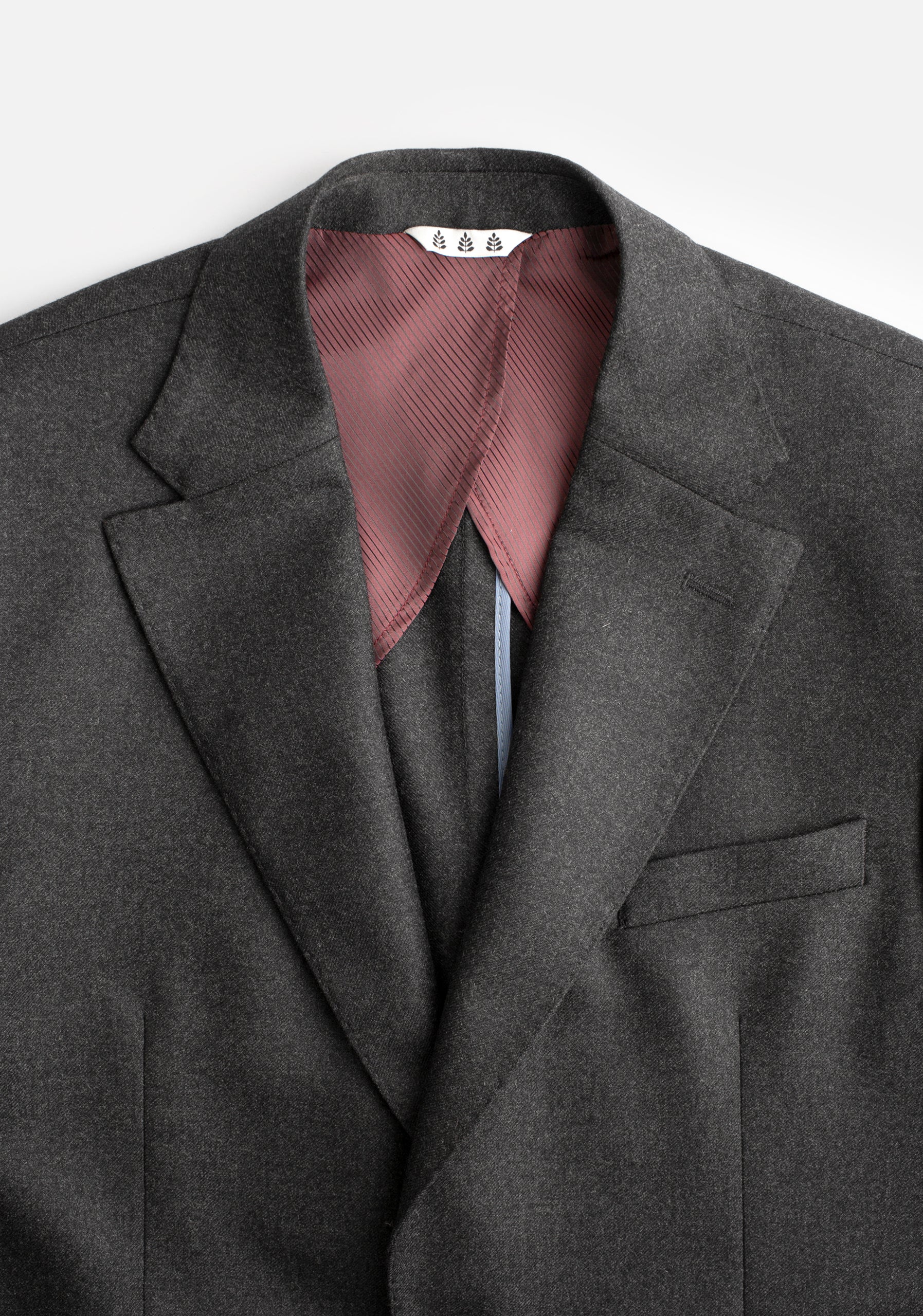 Blazer H Poet Lana Desest Gris Osc Jaspe