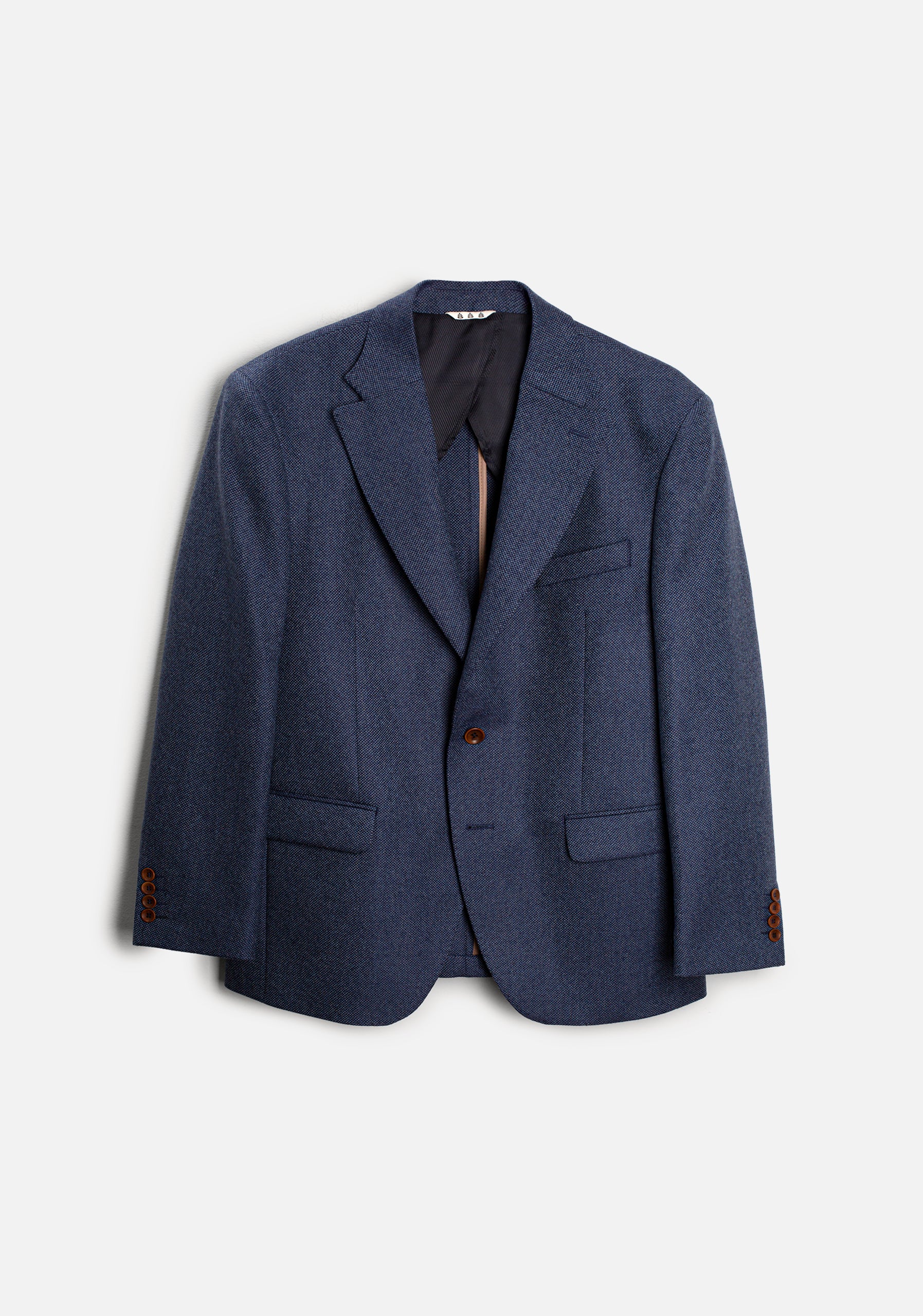 Blazer H Poet Azul Hombre en Lana Peruana