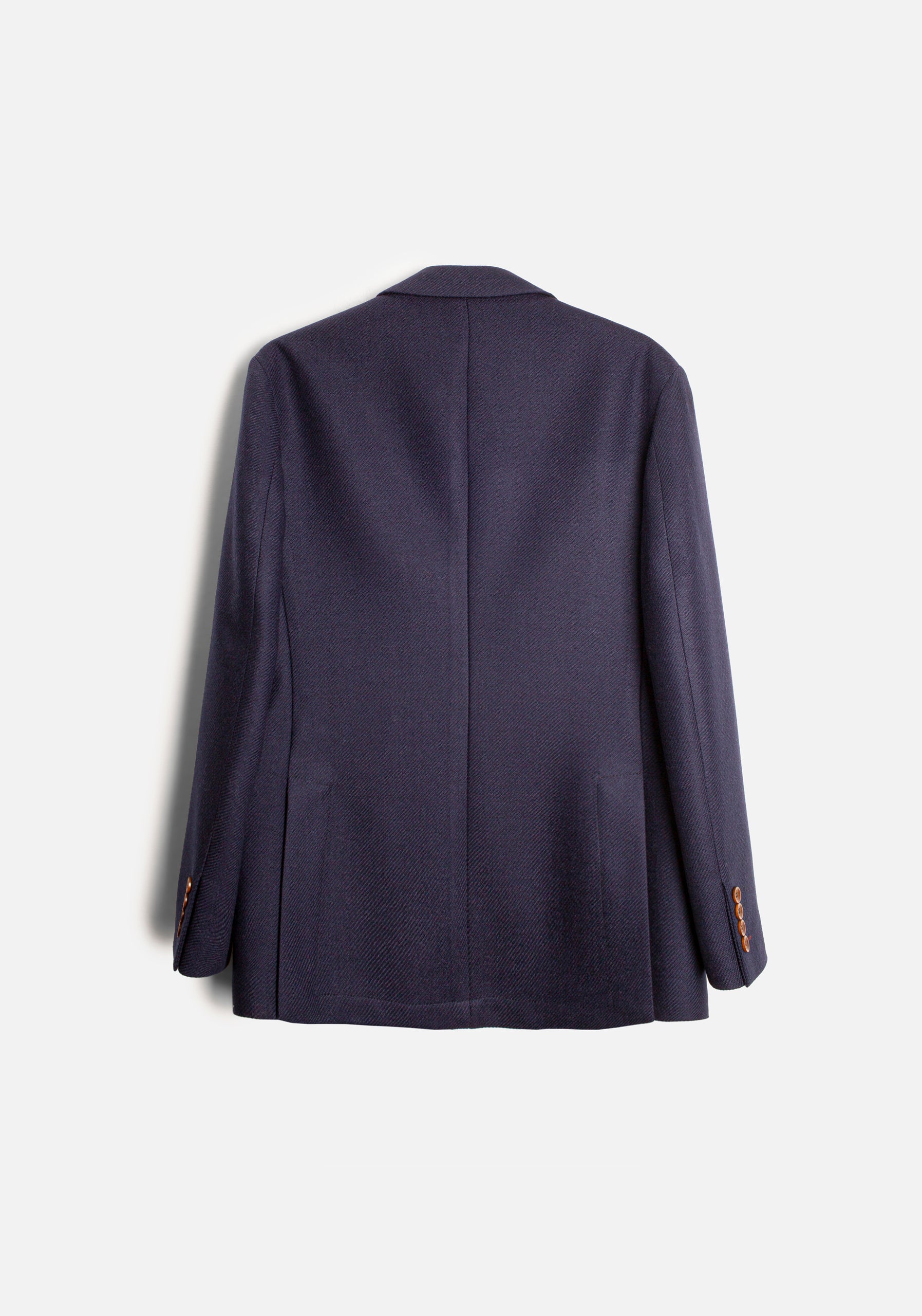 Blazer H Poet Lana Unicolor Azul Osc.