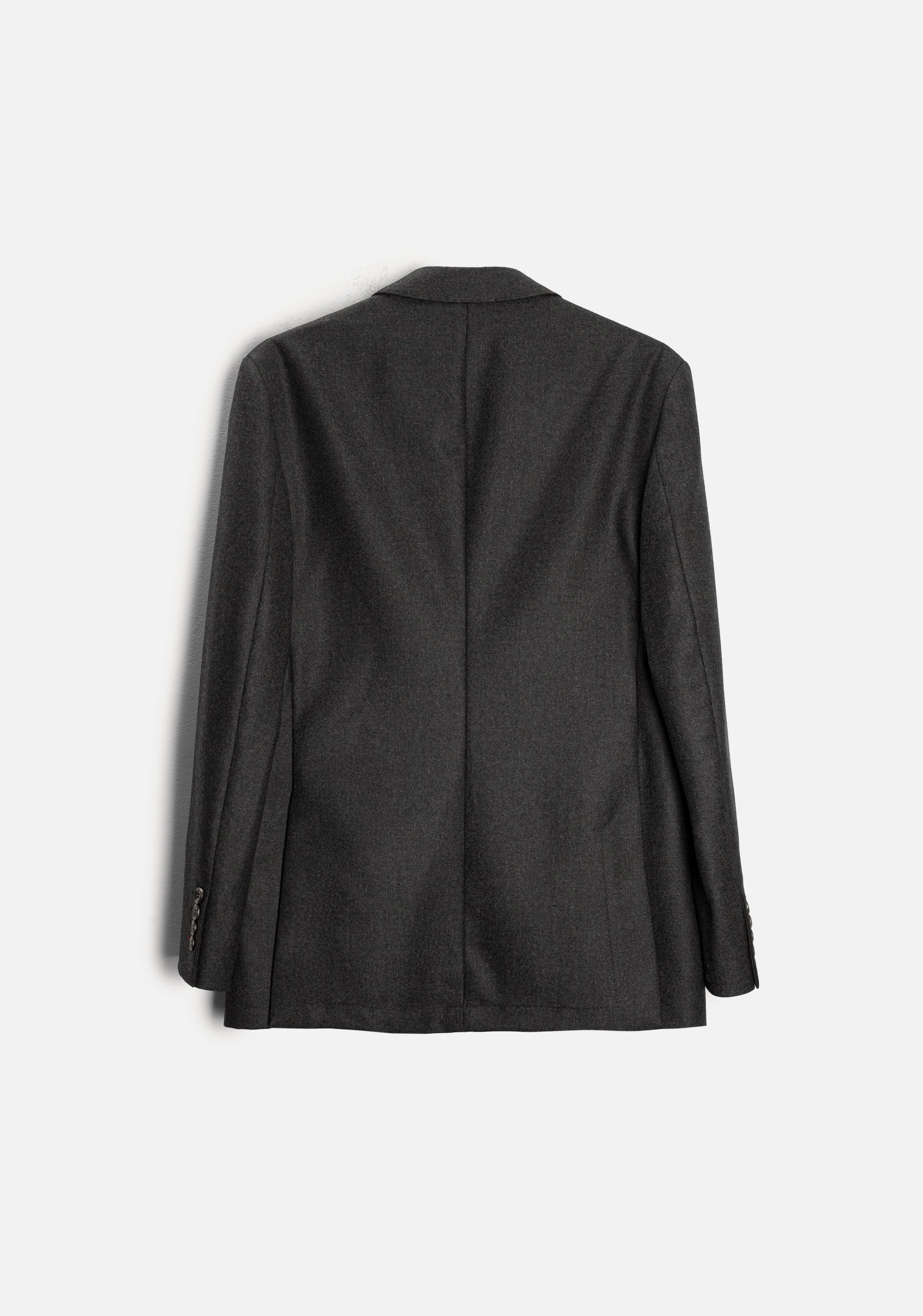 Blazer H Poet Lana Unicolor Gris Osc
