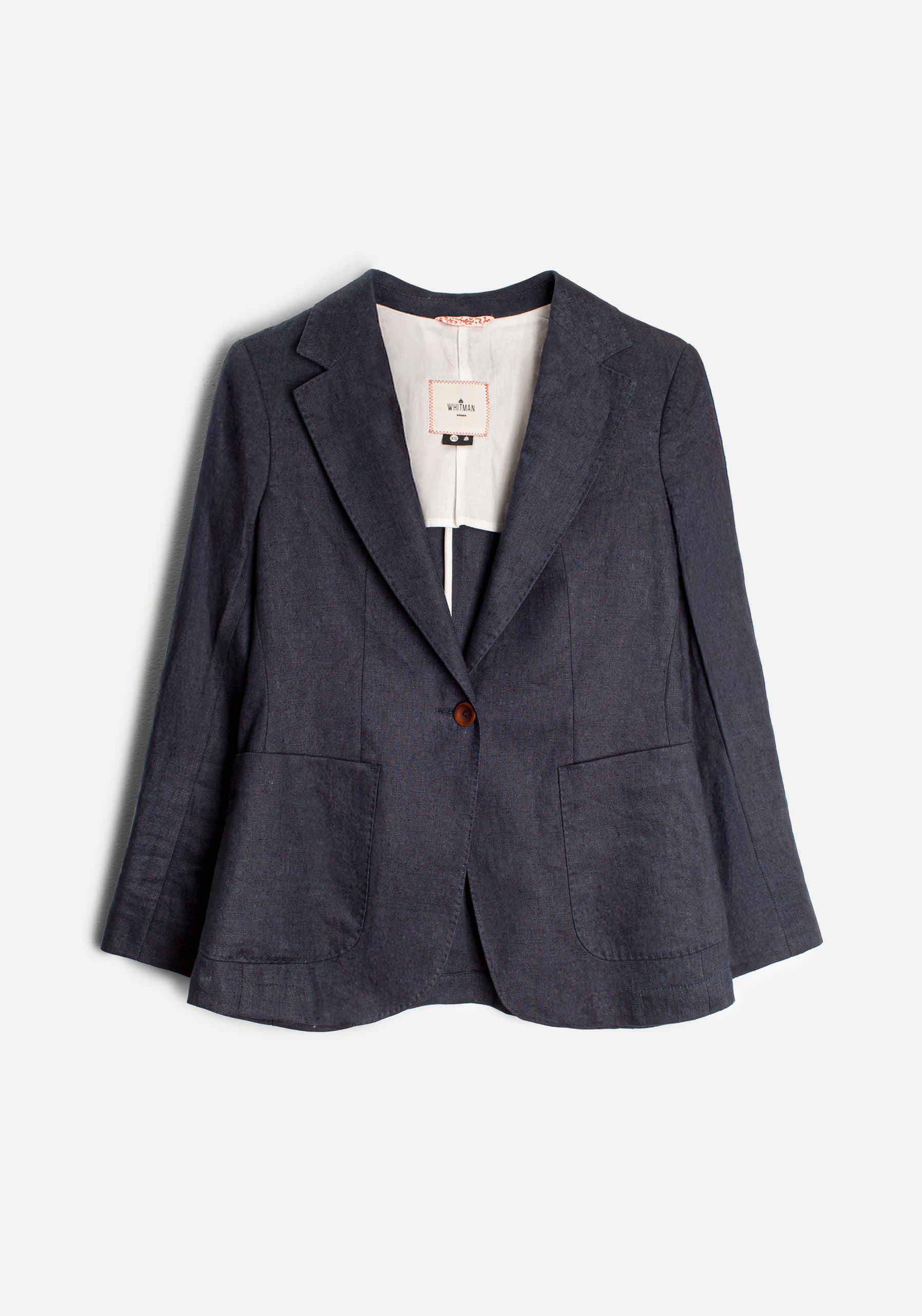 Blazer Harriet Lino Azul Osc.