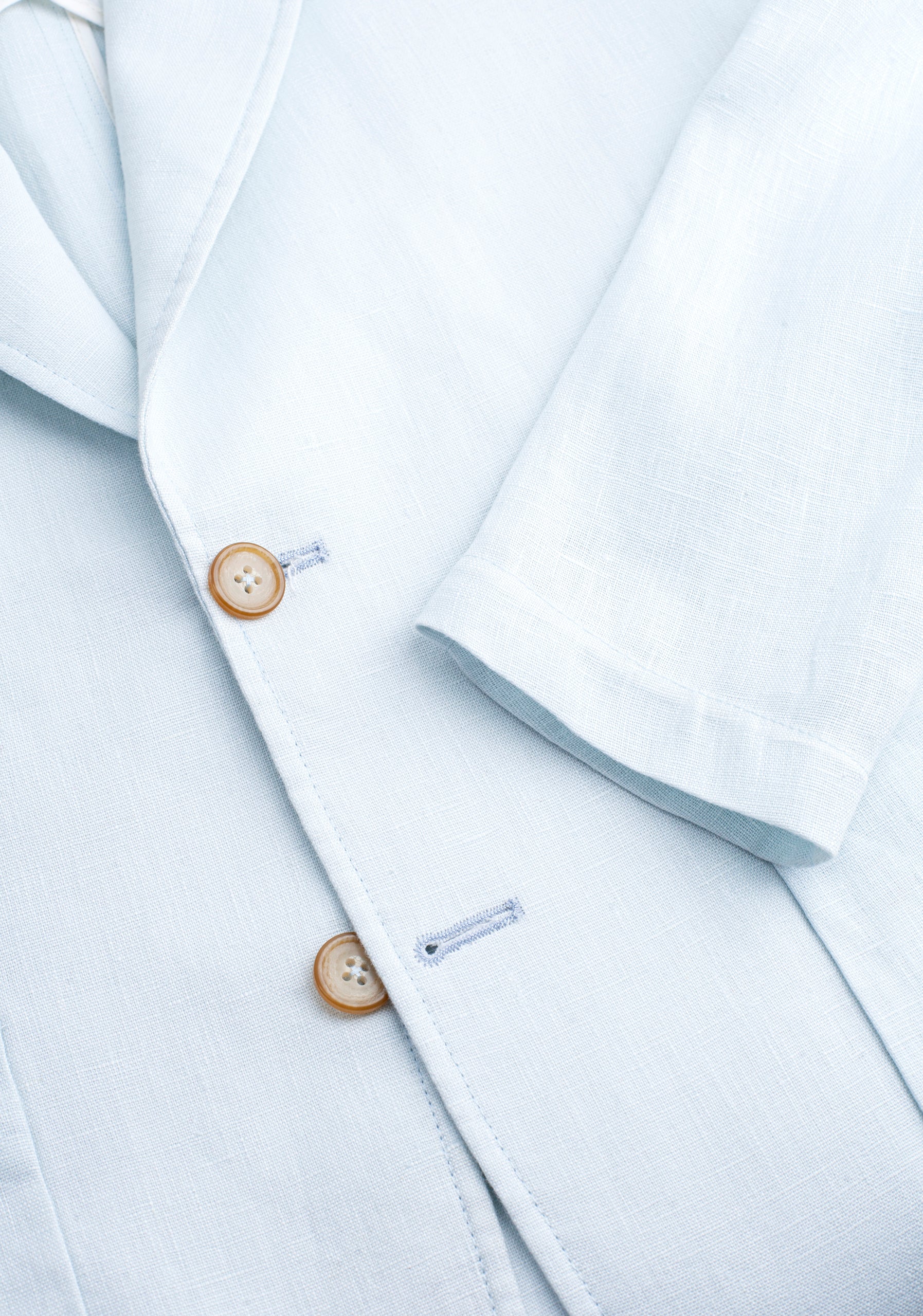 Blazer Lino Azul Celeste