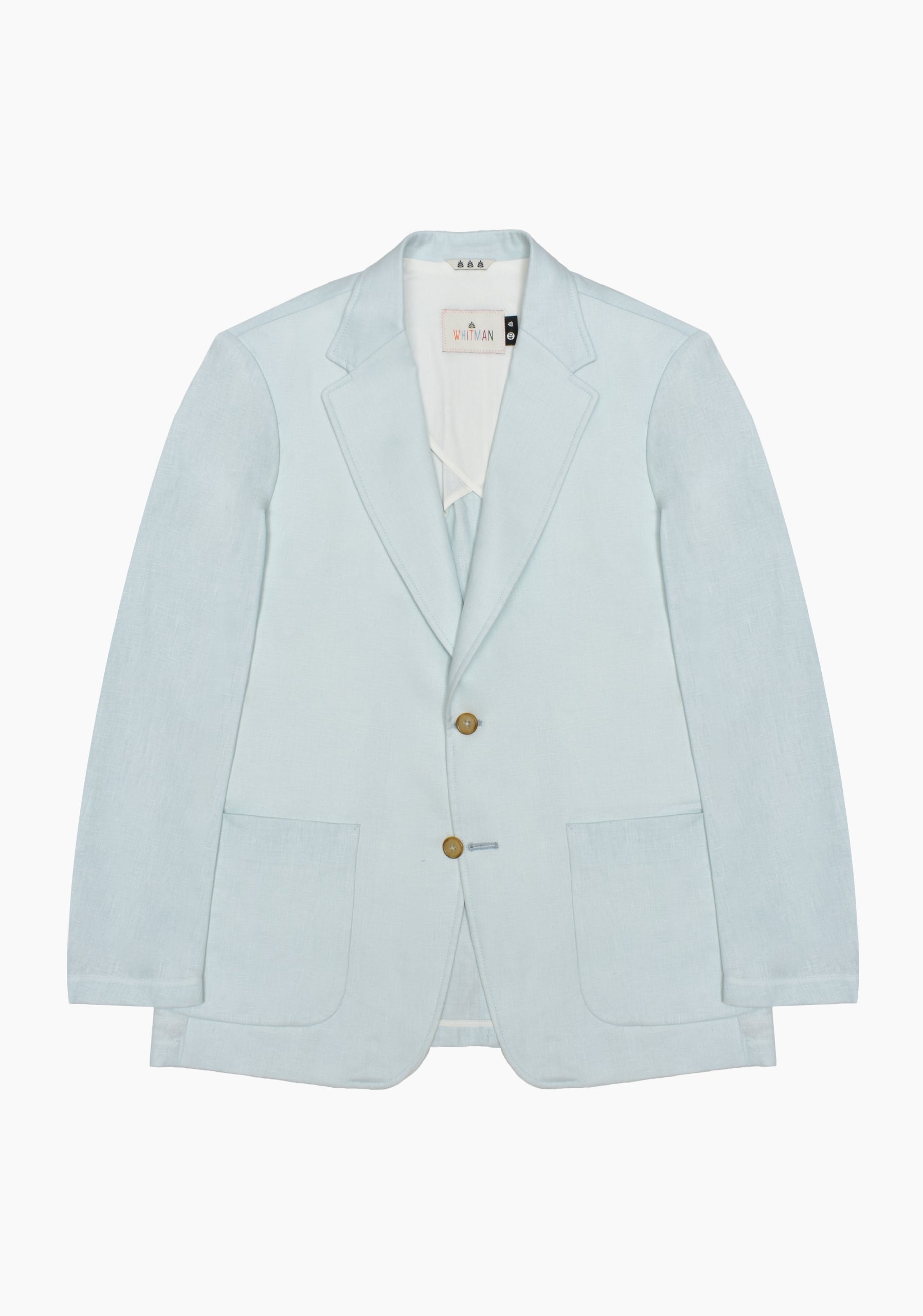 Blazer Lino Azul Celeste