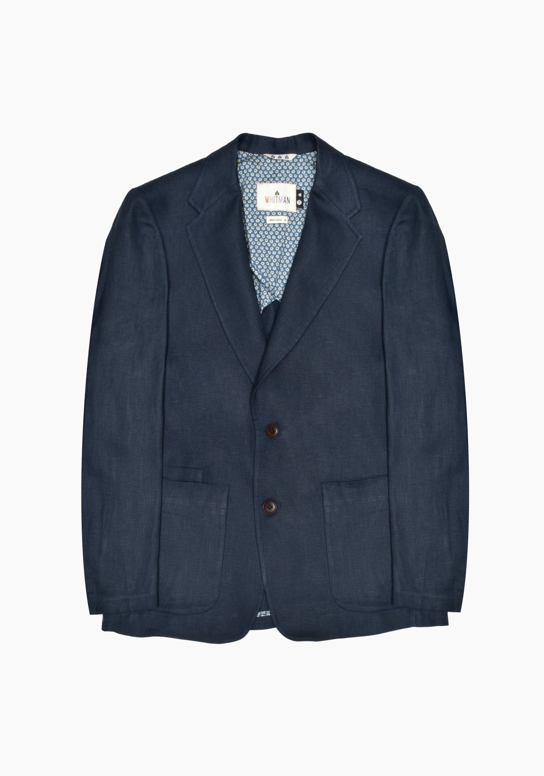 Blazer Lino Azul Osc