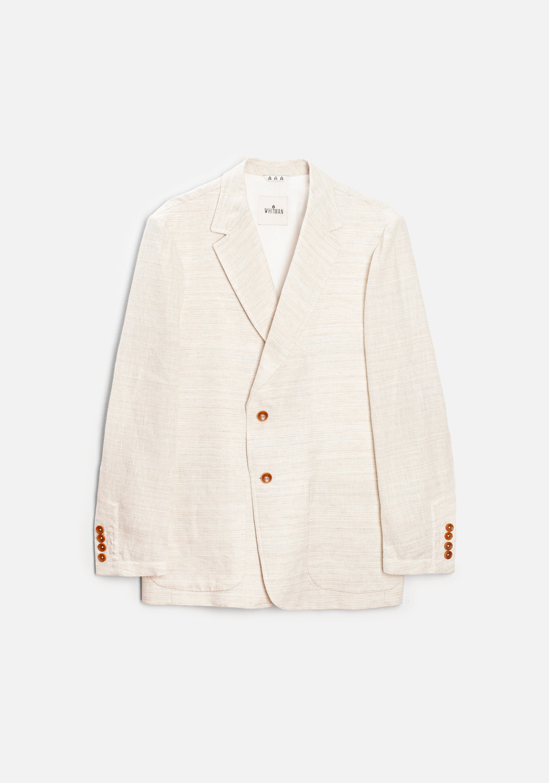 Blazer Lino Jaipur Marfil Rayas