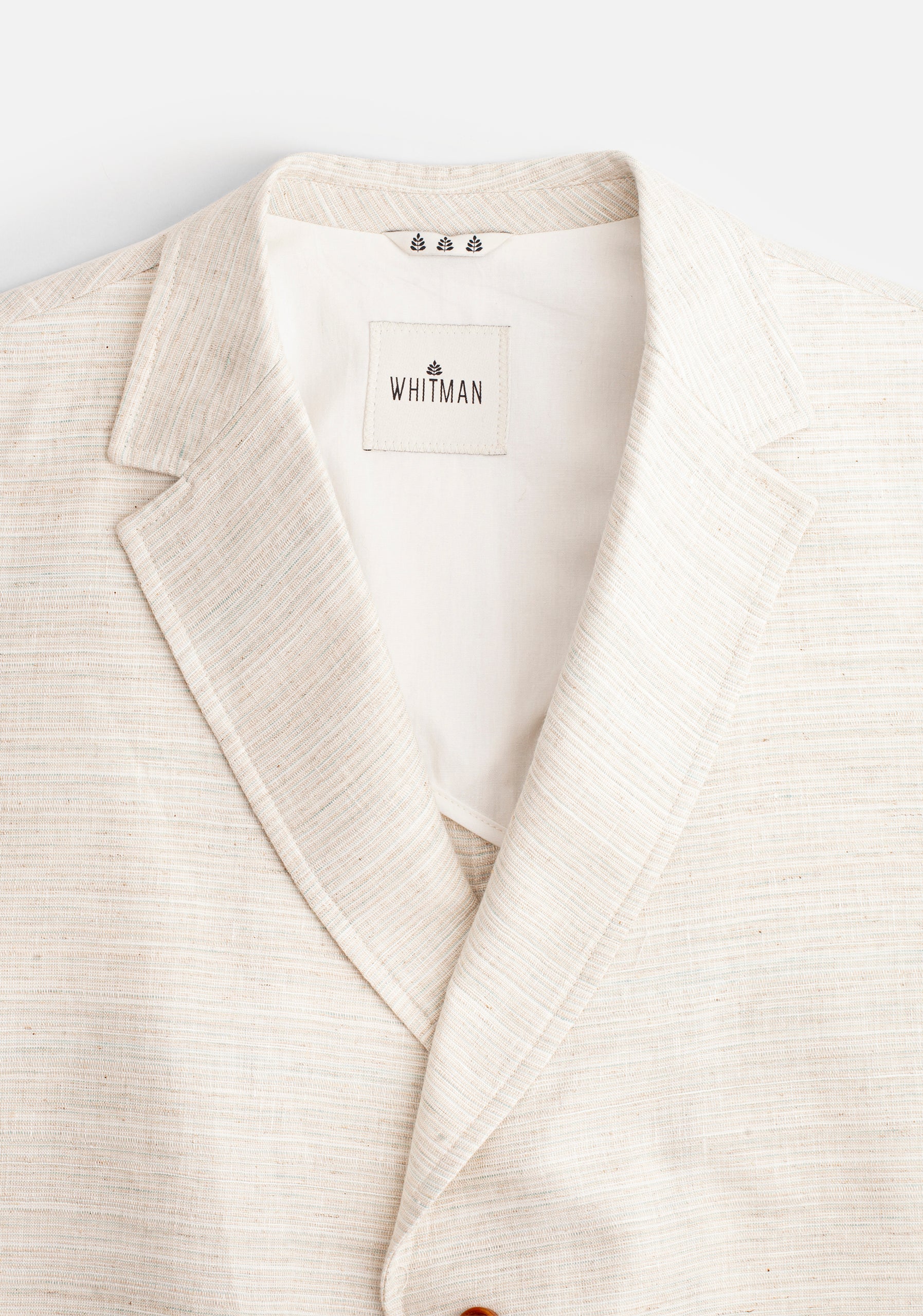 Blazer Lino Jaipur Marfil Rayas