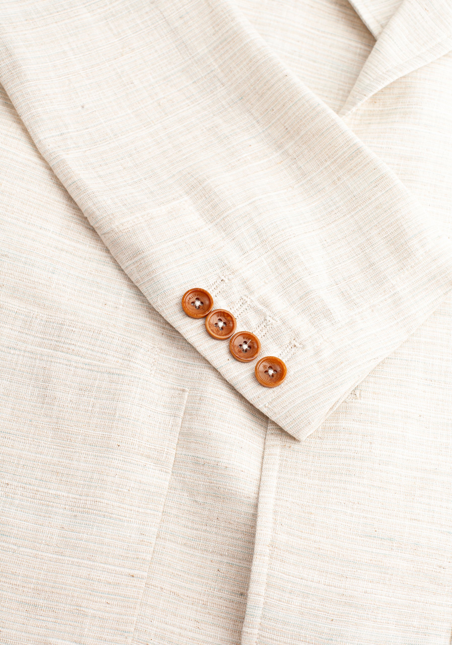 Blazer Lino Jaipur Marfil Rayas