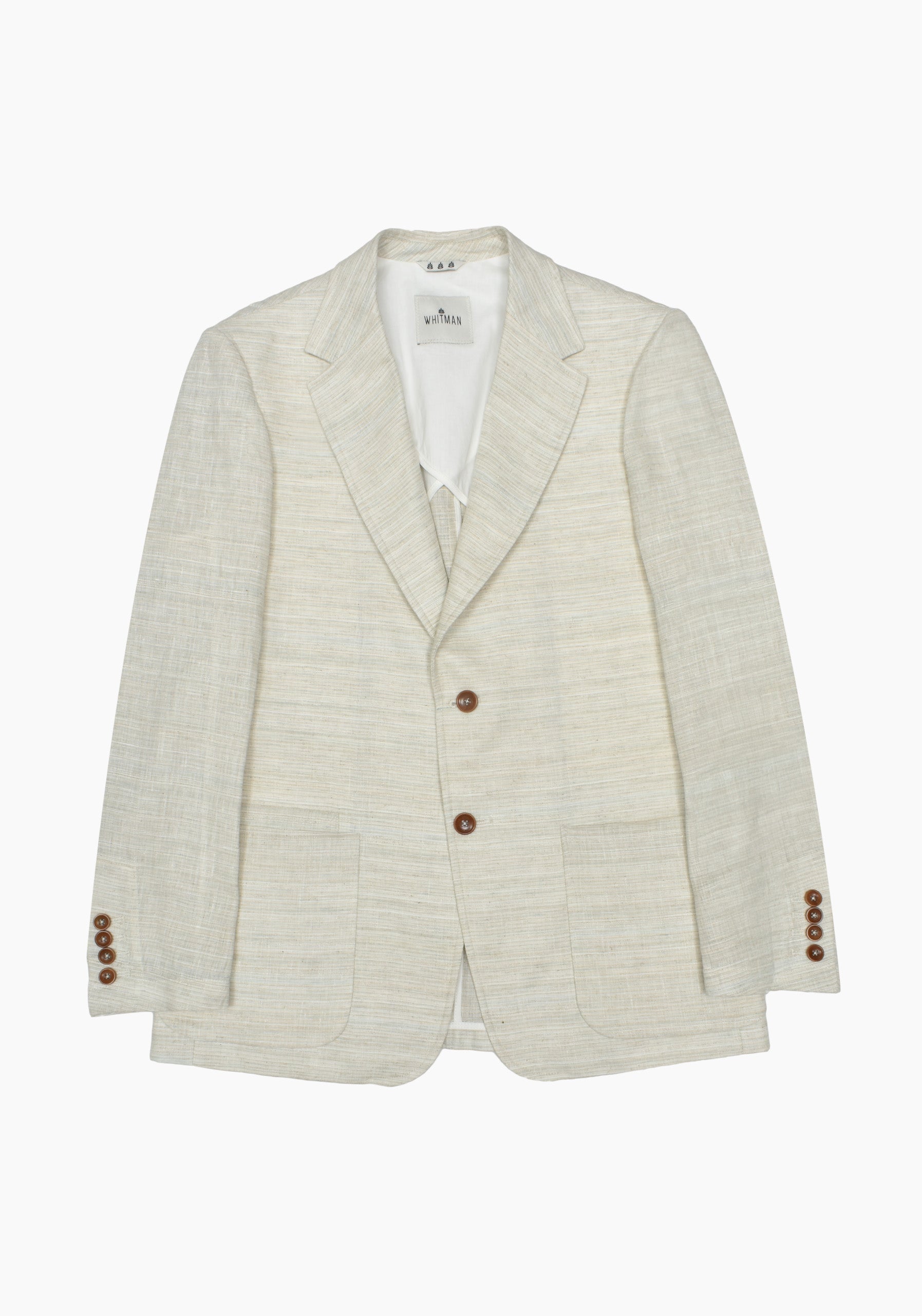 Blazer Lino Jaipur Marfil Rayas