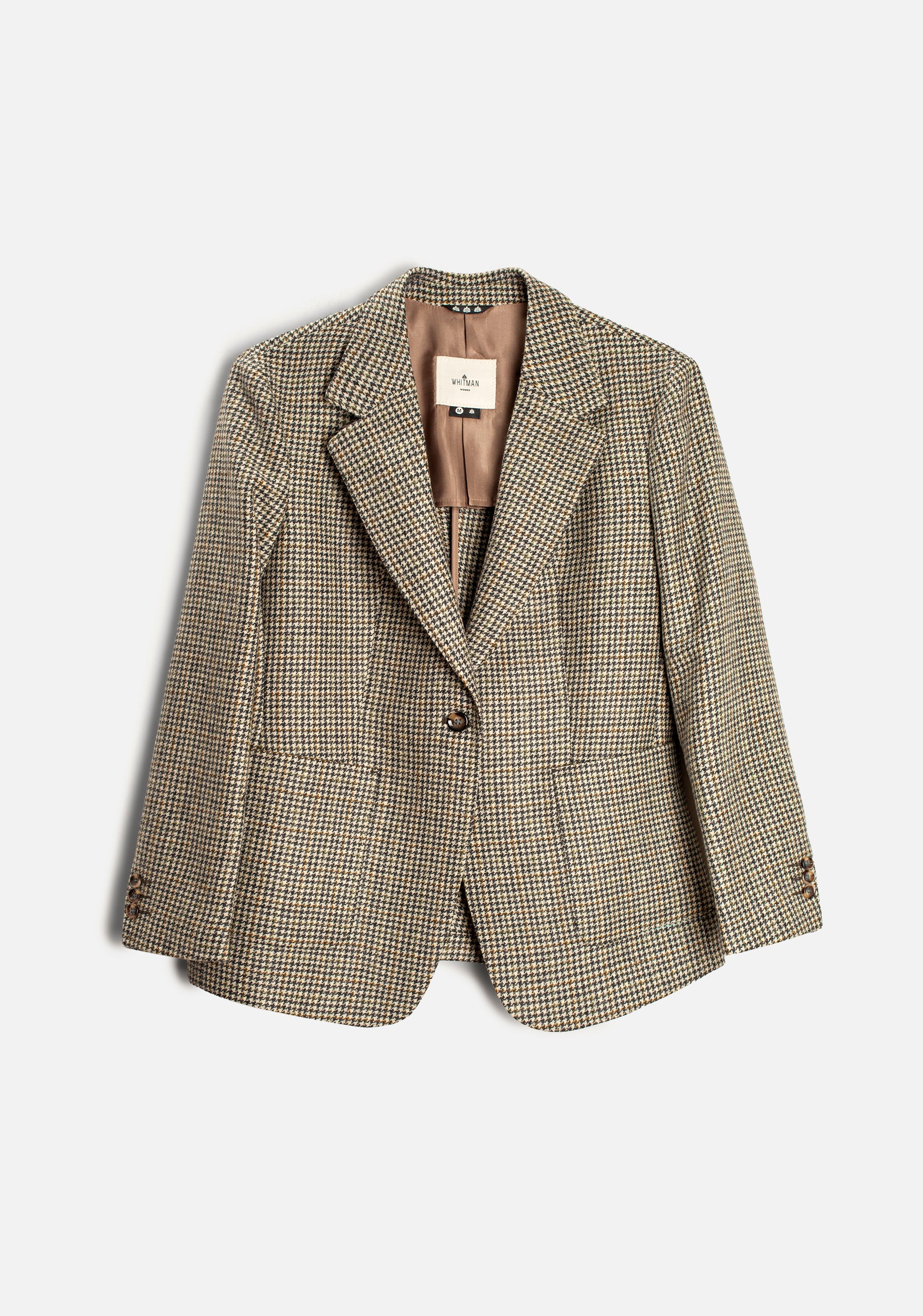 Blazer M Agatha Lana Gallineto Beige - Verde