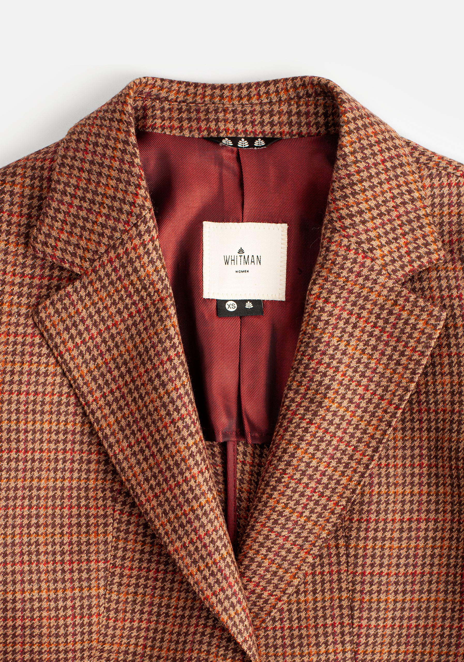 Blazer M Agatha Lana Gallineto Café - Rosado