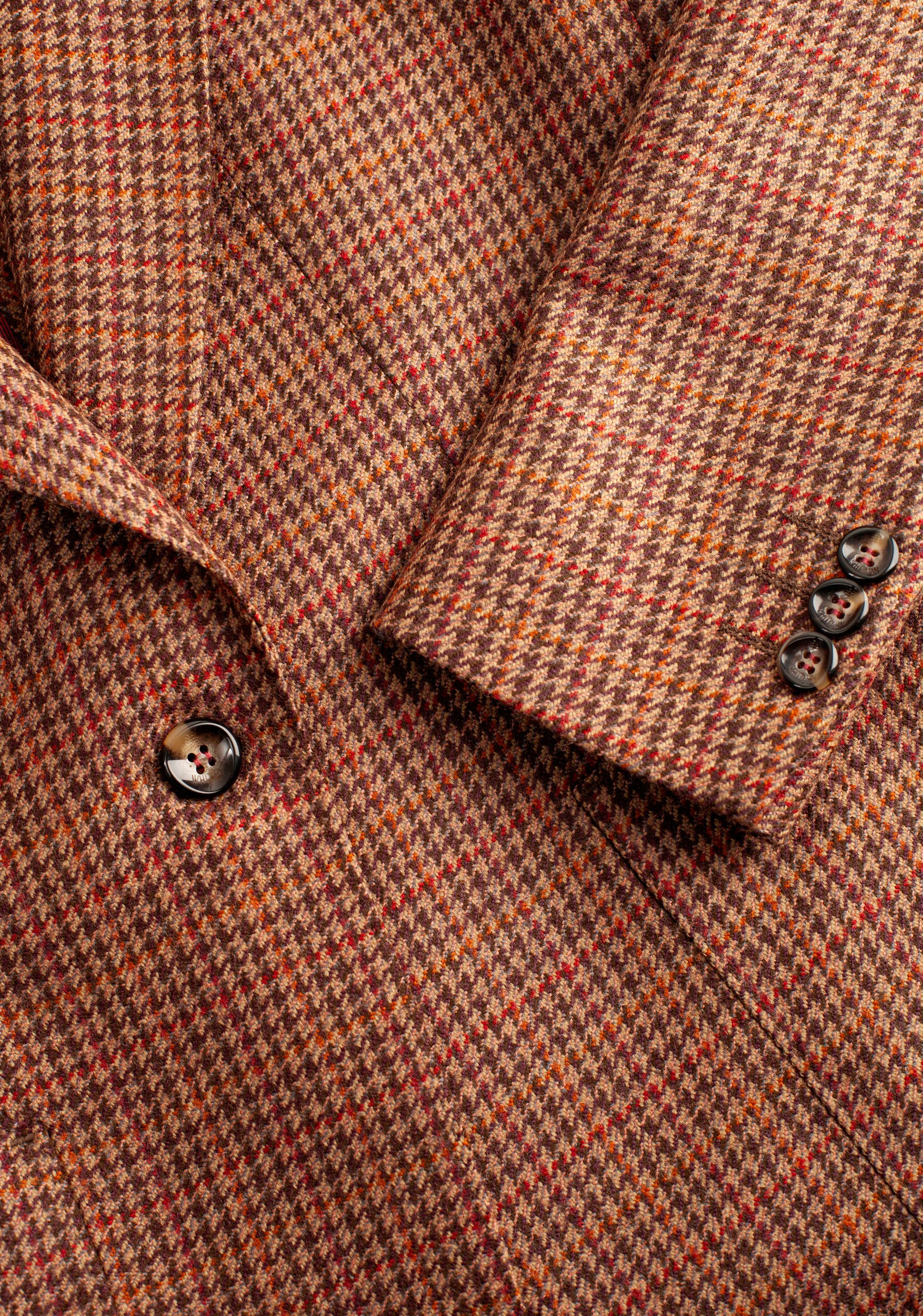 Blazer M Agatha Lana Gallineto Café - Rosado