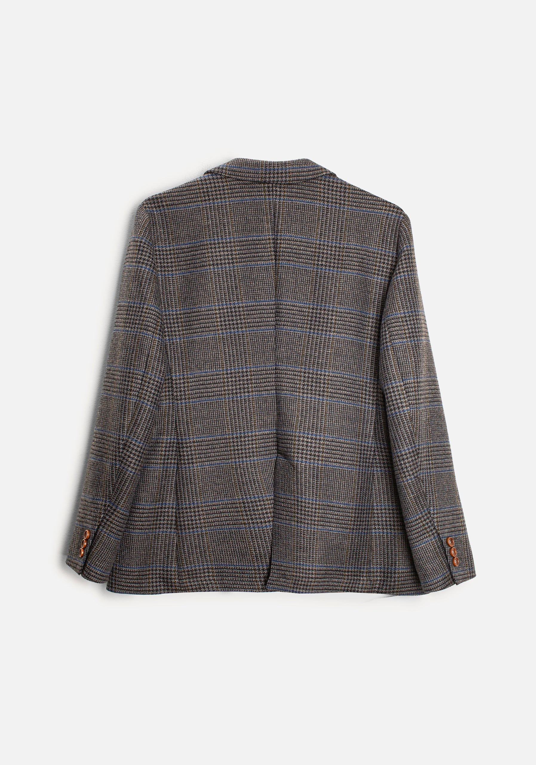 Blazer para mujer en Lana color Gris vista posterior