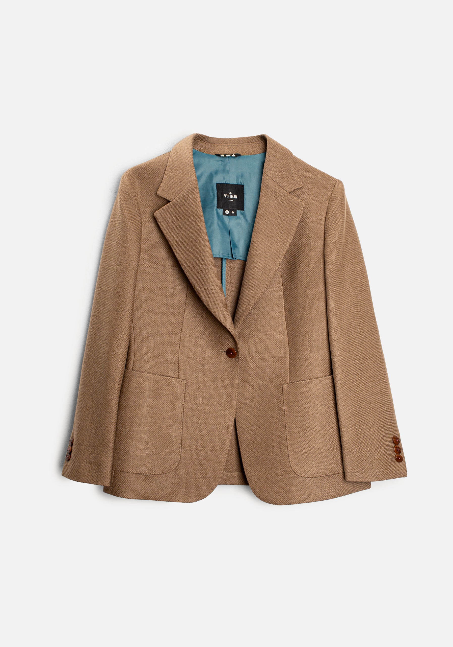 Blazer M Agatha Lana Unicolor Camel