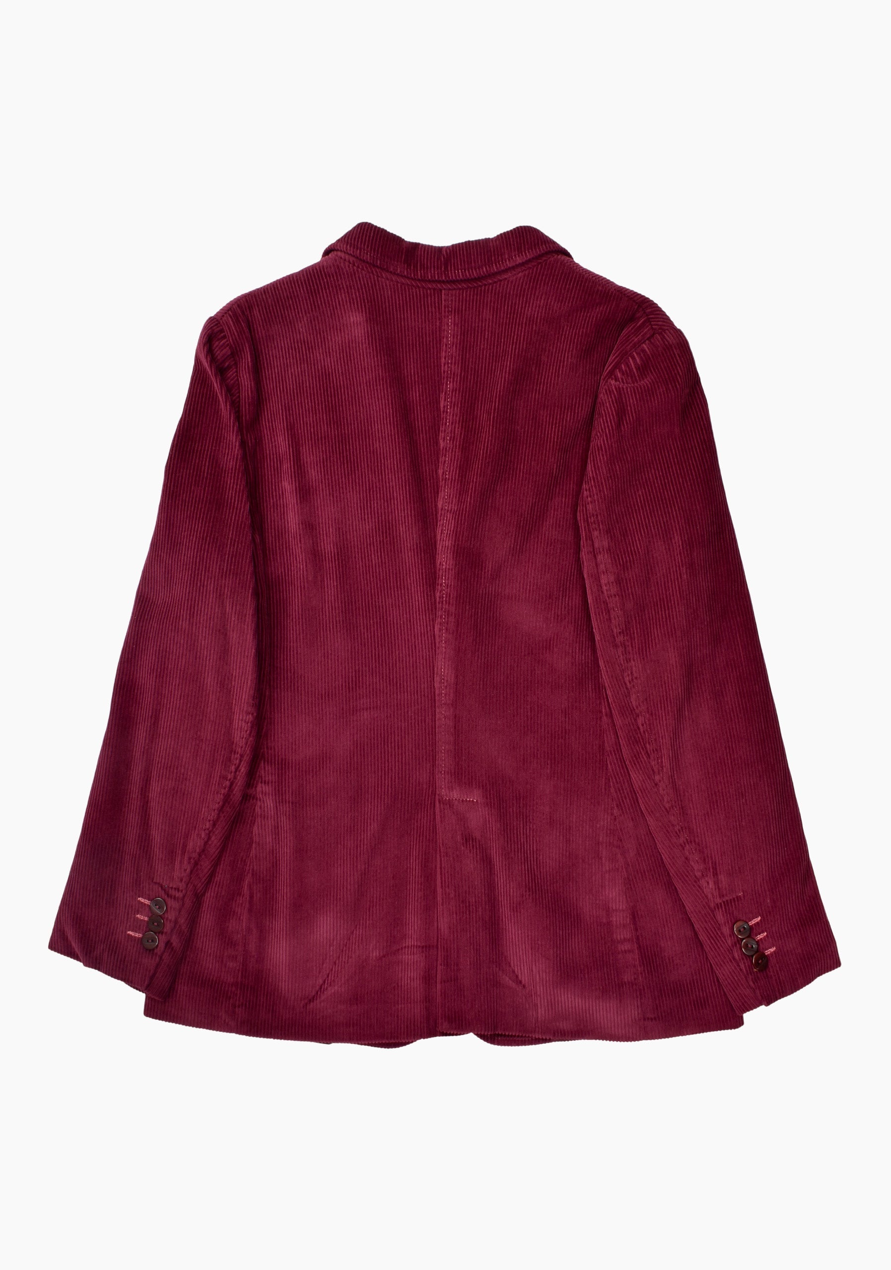 Blazer Poet Estructurado Pana Vino Tinto