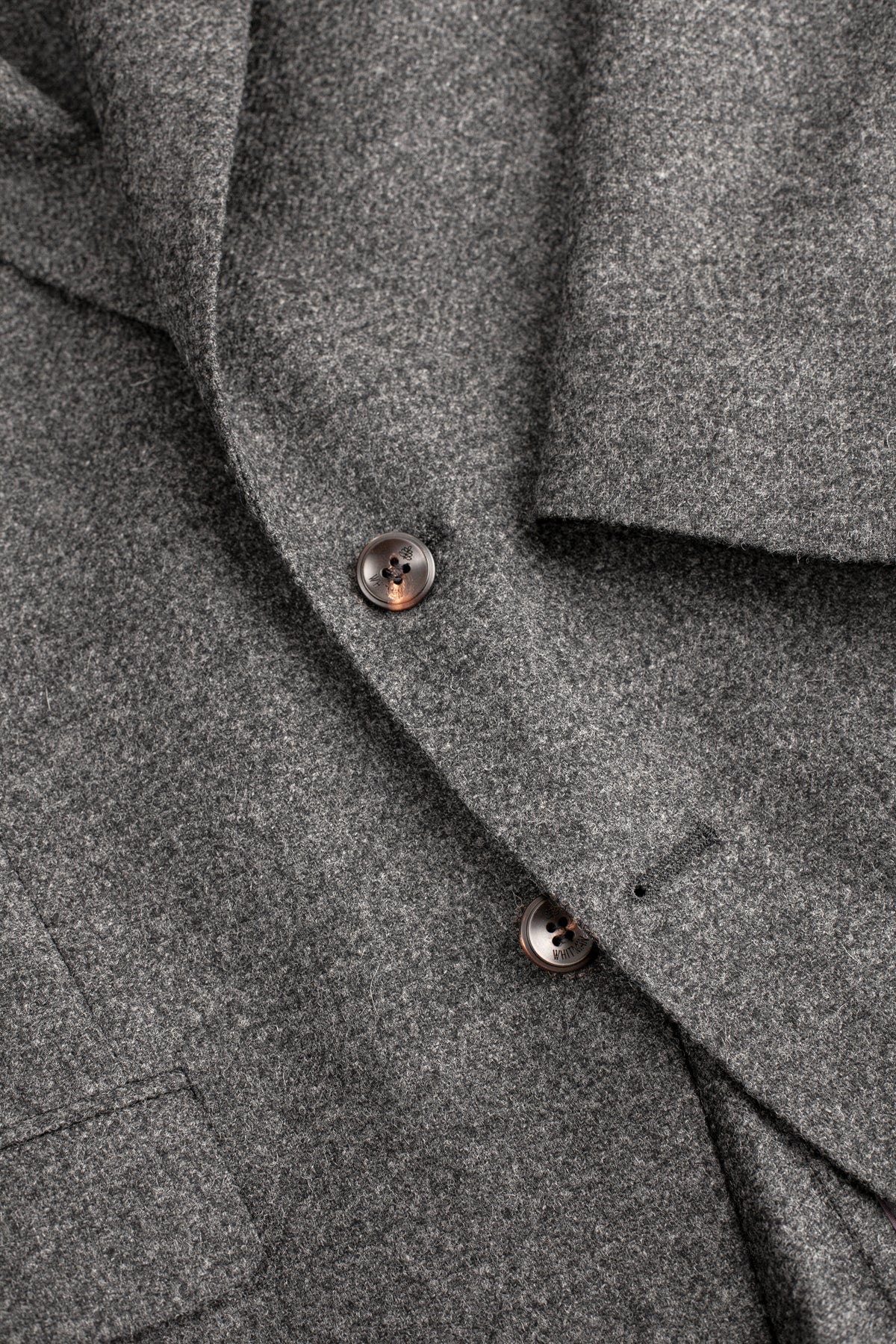 Blazer H Poet Lana Gris Medio Jaspe