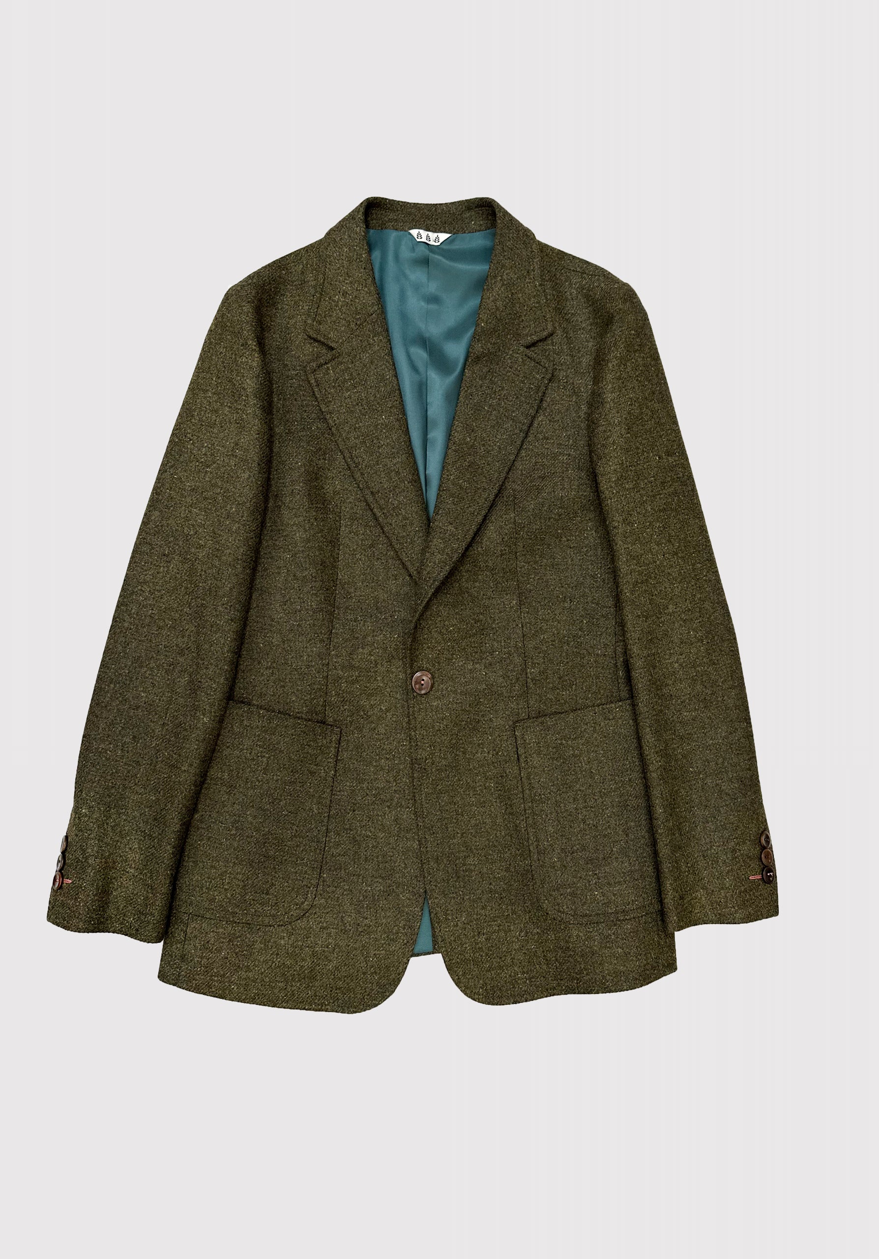 Blazer Estructurado Verde Jaspe