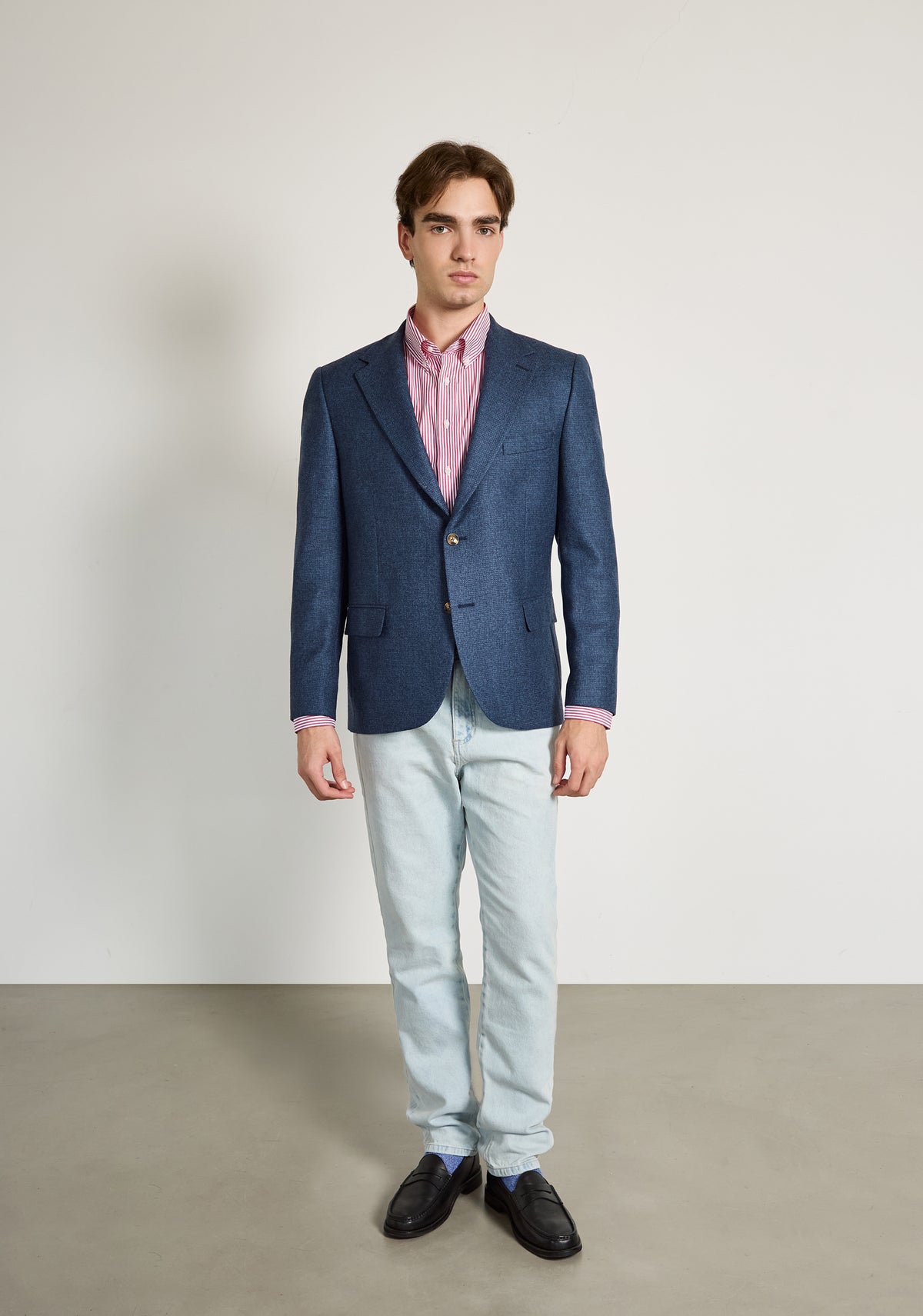 Blazer H Poett Lana Azul Med