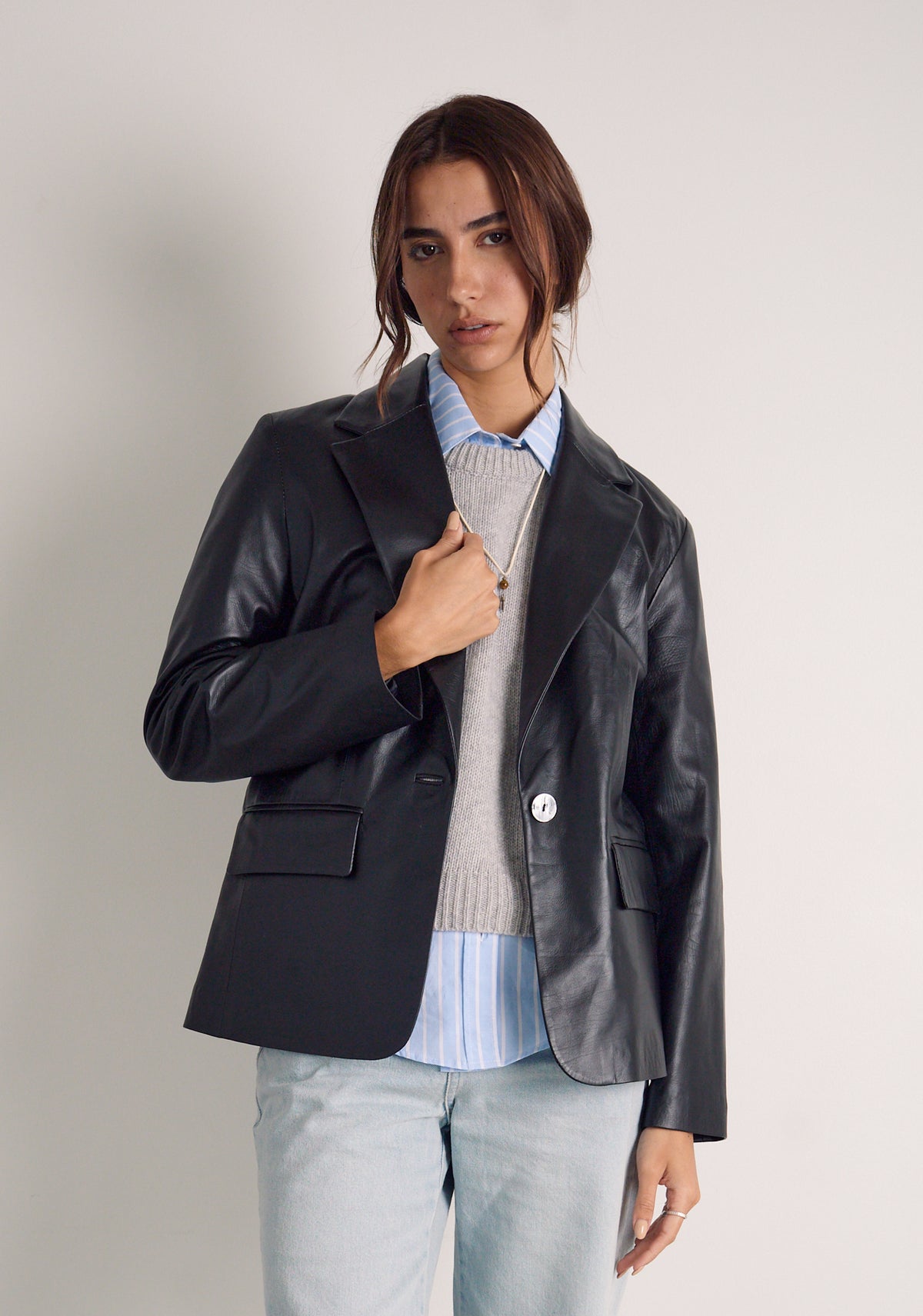 Blazer M Femme Negro