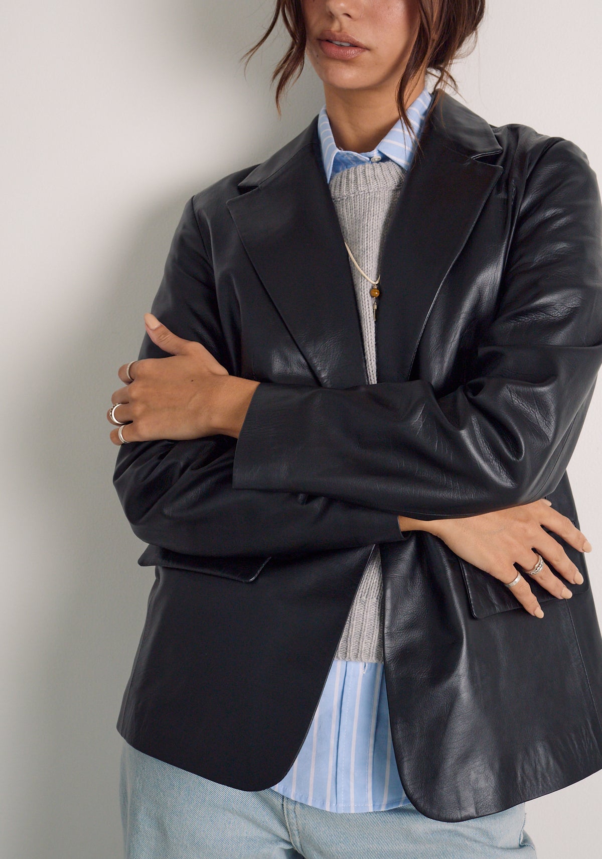 Blazer M Femme Negro